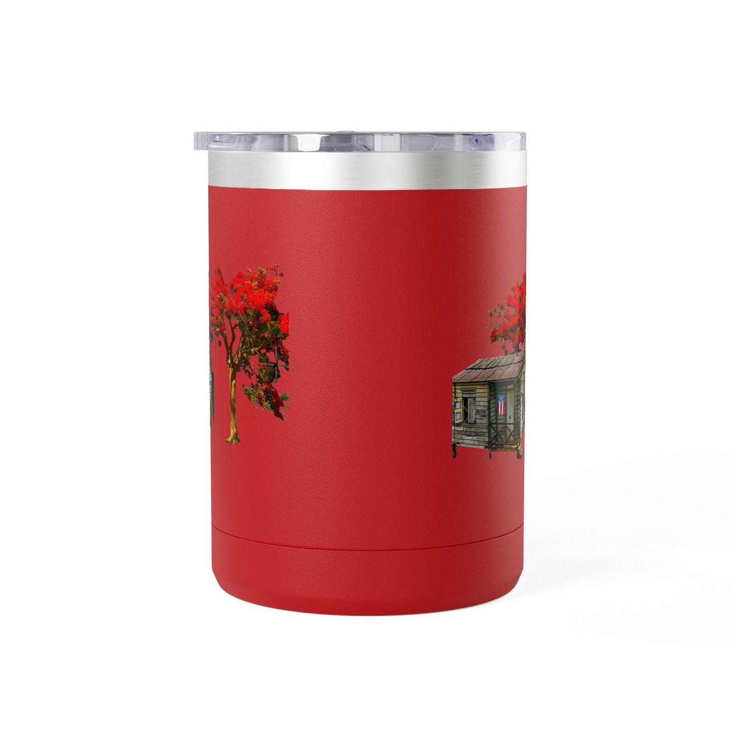 Puerto Rican Christmas Vibrant Floral Coffee Mug Tumbler, 15oz - Perfect for Cozy Mornings, Gifts for Garden Lovers, Unique Drinkware for Home - Metamorphosis Creations