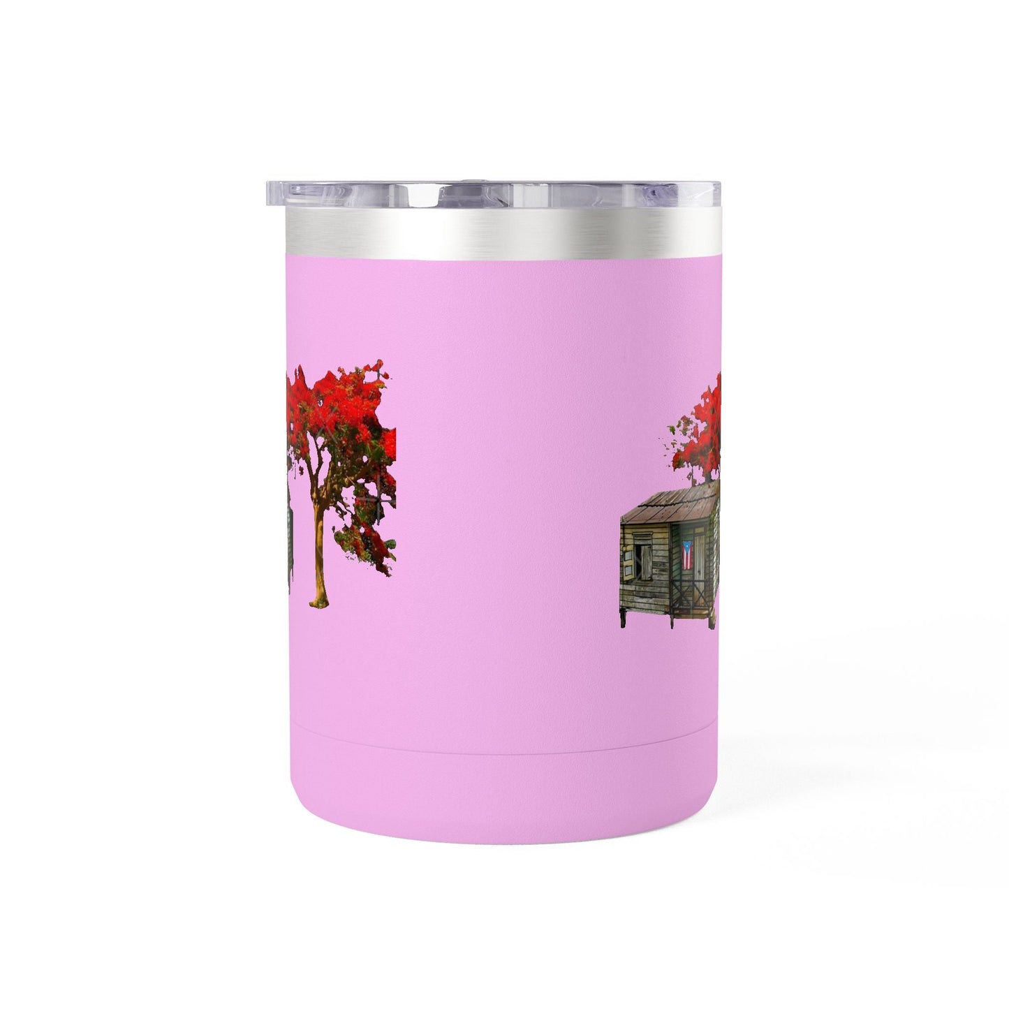 Puerto Rican Christmas Vibrant Floral Coffee Mug Tumbler, 15oz - Perfect for Cozy Mornings, Gifts for Garden Lovers, Unique Drinkware for Home - Metamorphosis Creations