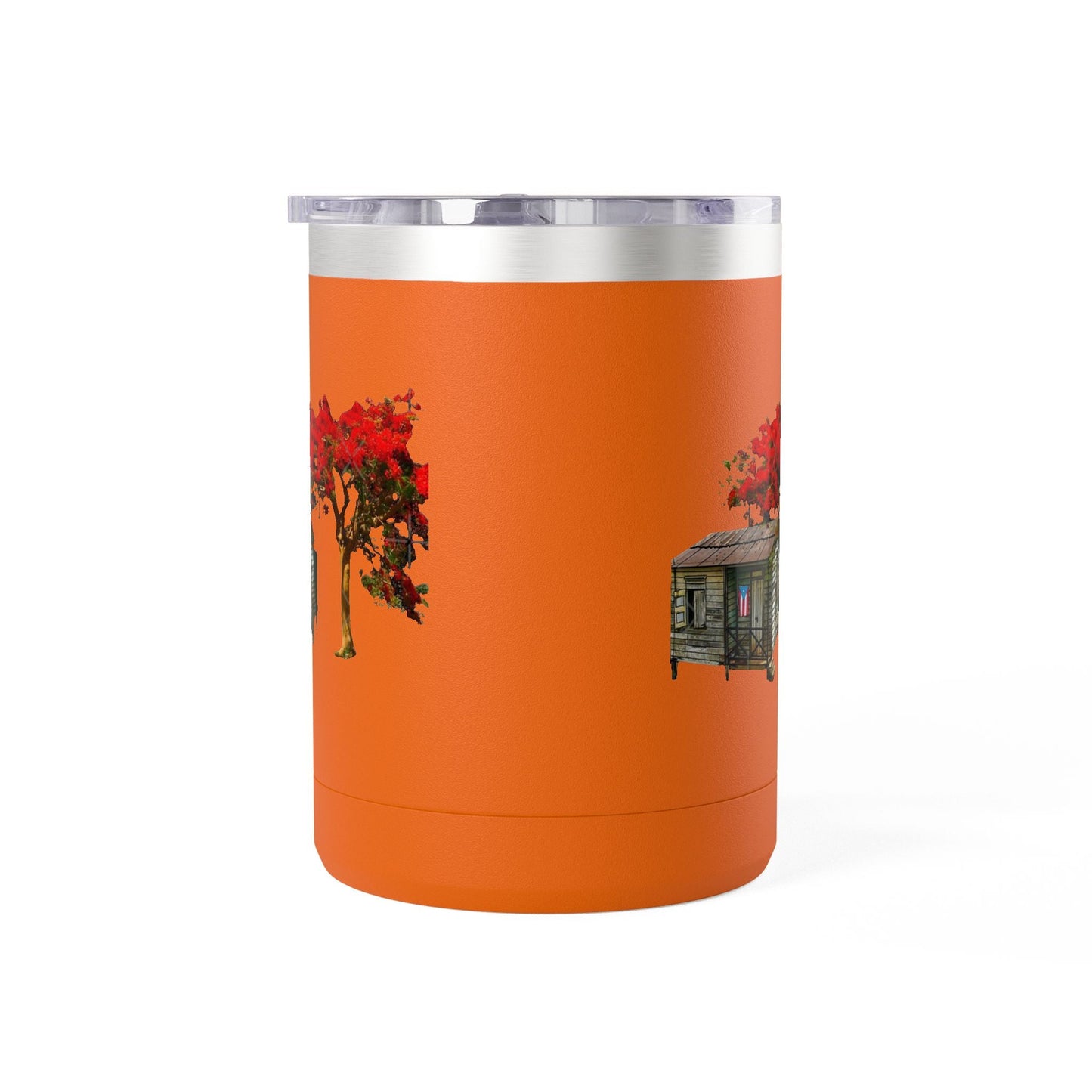 Puerto Rican Christmas Vibrant Floral Coffee Mug Tumbler, 15oz - Perfect for Cozy Mornings, Gifts for Garden Lovers, Unique Drinkware for Home - Metamorphosis Creations