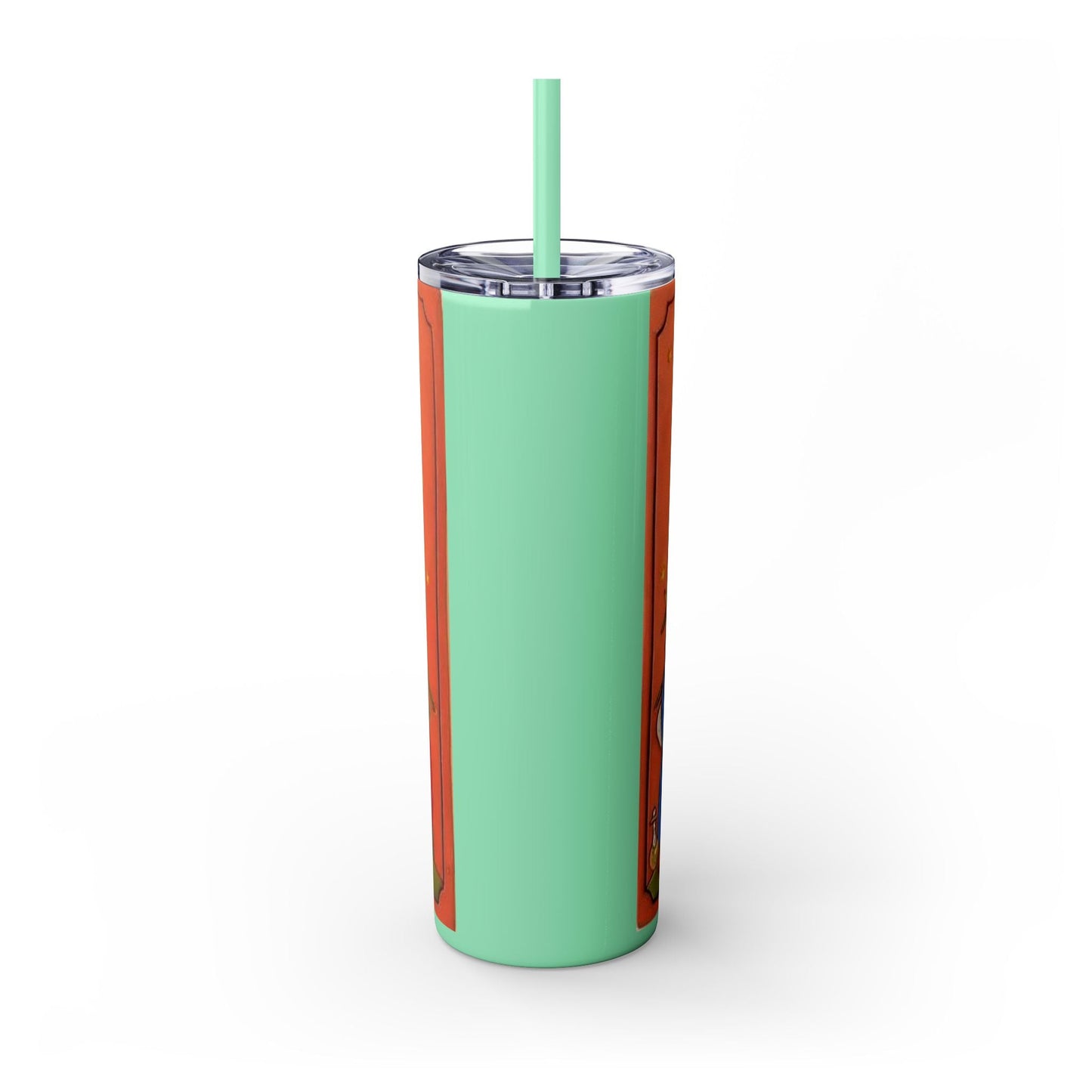 Puerto Rican Christmas Vibrant Nativity Skinny Tumbler, 20oz – Colorful Christmas Travel Mug, Holiday Gift, Personalized Drinkware, Festive Straw Cup - Metamorphosis Creations
