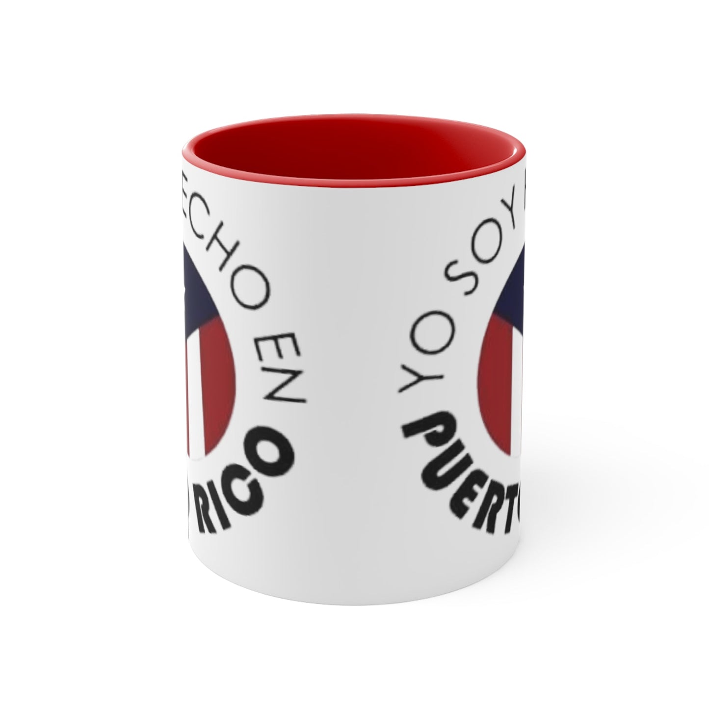 Puerto Rican Flag Mug Colorful Accent Mugs, 11oz - Metamorphosis Creations