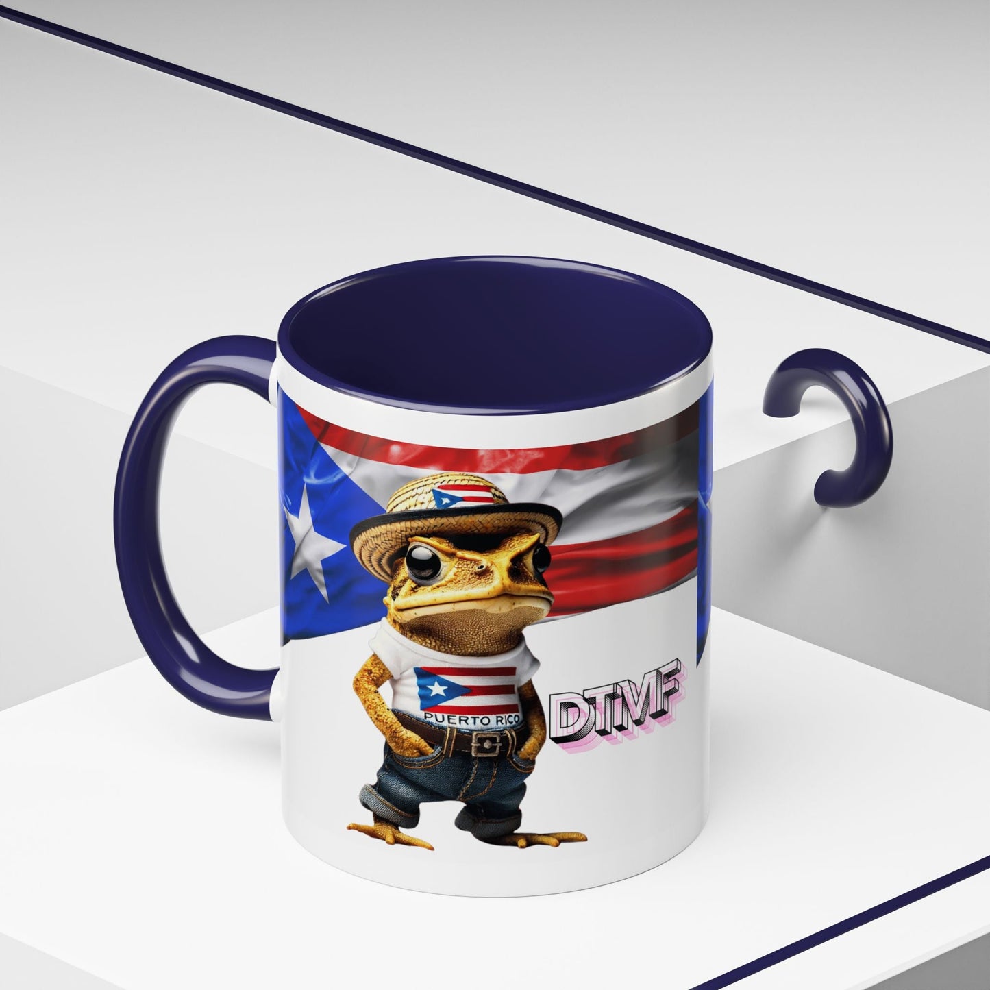 Puerto Rican Heritage Mugs with Unique Designs Accent Coffee Mug (11, 15oz) - Metamorphosis Creations
