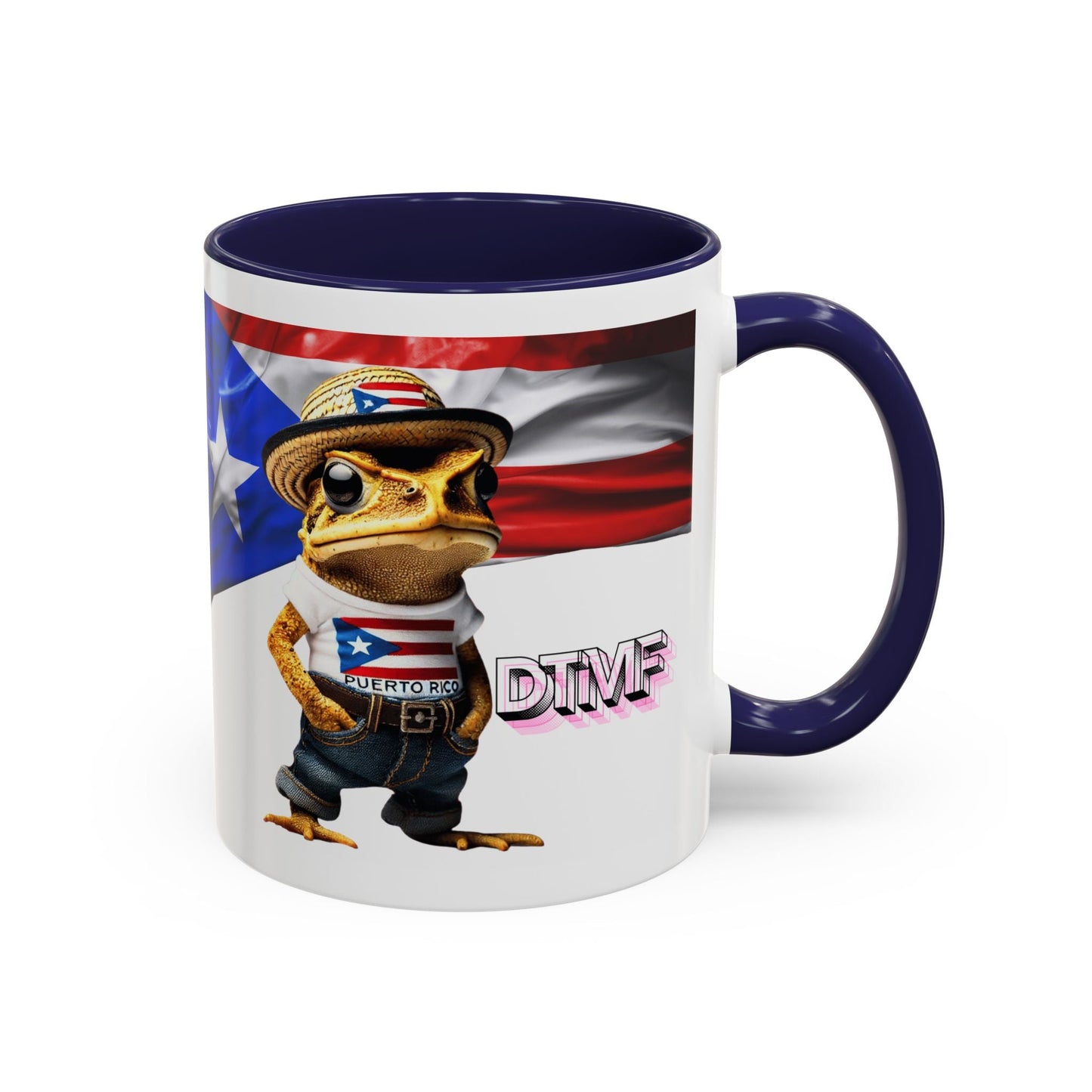 Puerto Rican Heritage Mugs with Unique Designs Accent Coffee Mug (11, 15oz) - Metamorphosis Creations