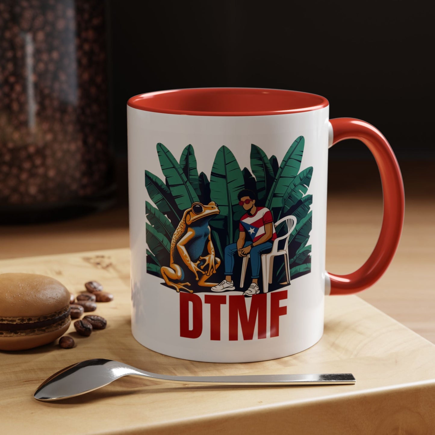Puerto Rican Heritage Mugs with Unique Designs Accent Coffee Mug (11, 15oz) - Metamorphosis Creations