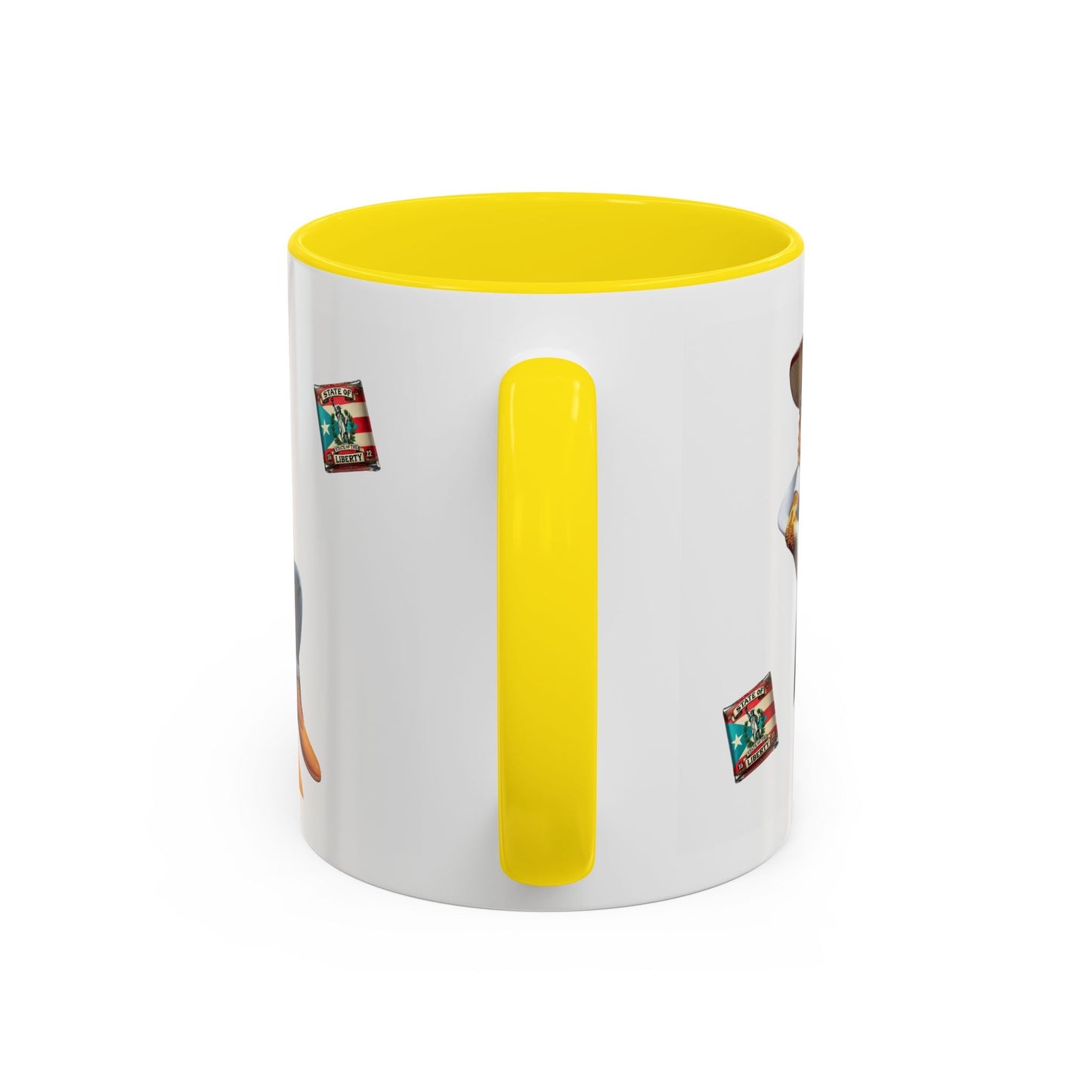 Puerto Rican Heritage Mugs with Unique Designs" Accent Coffee Mug (11, 15oz) - Metamorphosis Creations