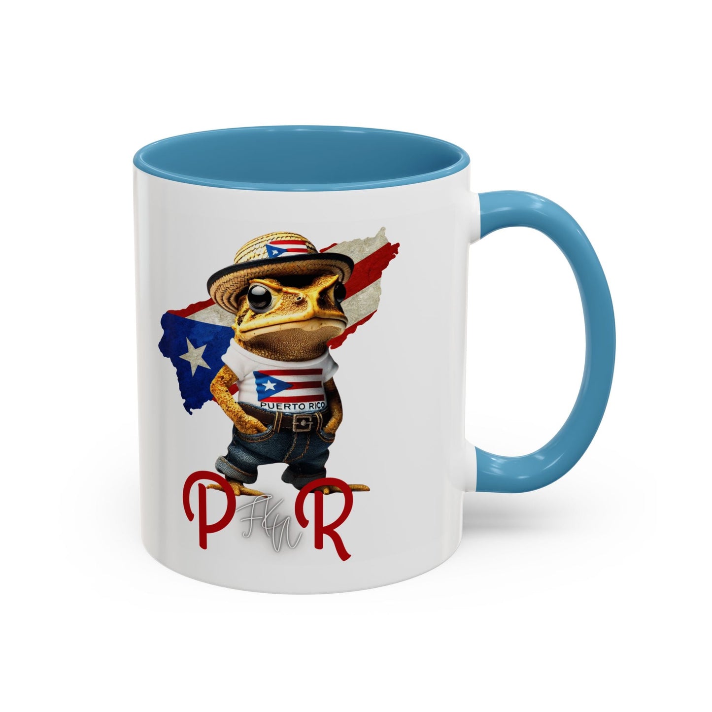 Puerto Rican Heritage Mugs with Unique Designs Accent Coffee Mug (11, 15oz) - Metamorphosis Creations
