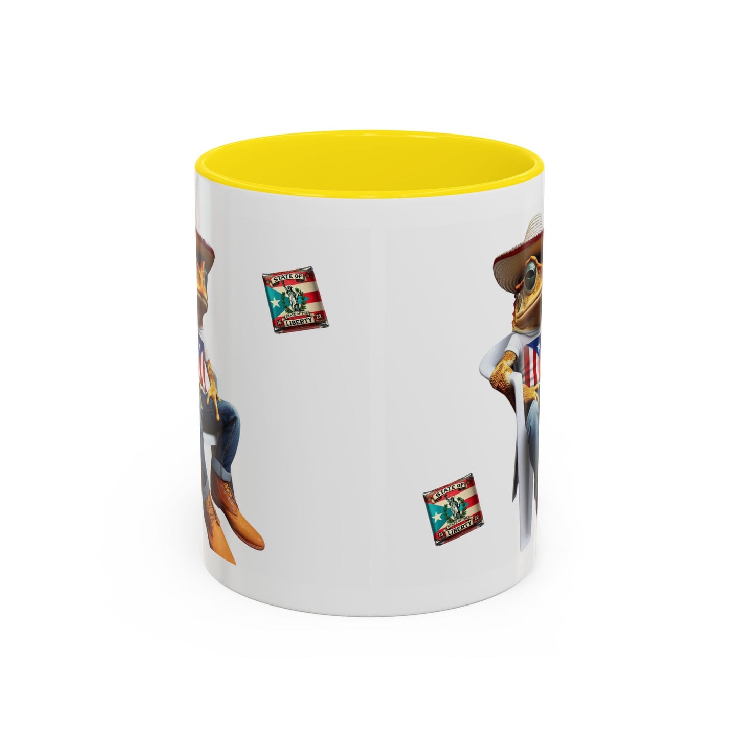 Puerto Rican Heritage Mugs with Unique Designs" Accent Coffee Mug (11, 15oz) - Metamorphosis Creations