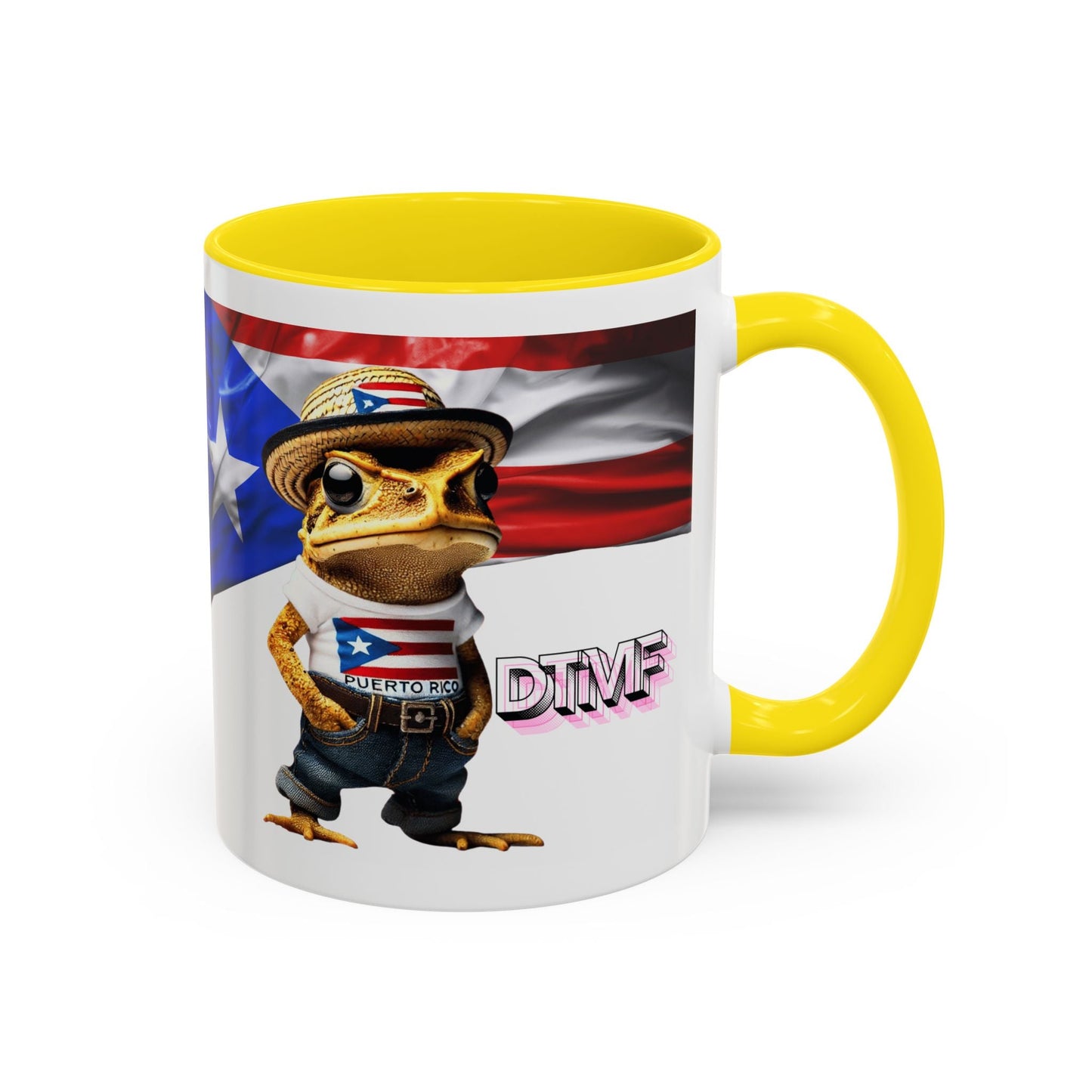 Puerto Rican Heritage Mugs with Unique Designs Accent Coffee Mug (11, 15oz) - Metamorphosis Creations