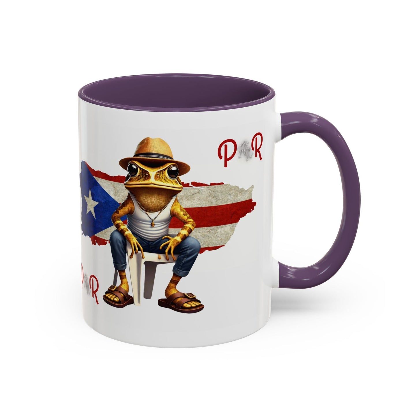 Puerto Rican Heritage Mugs with Unique Designs" Accent Coffee Mug (11, 15oz) - Metamorphosis Creations