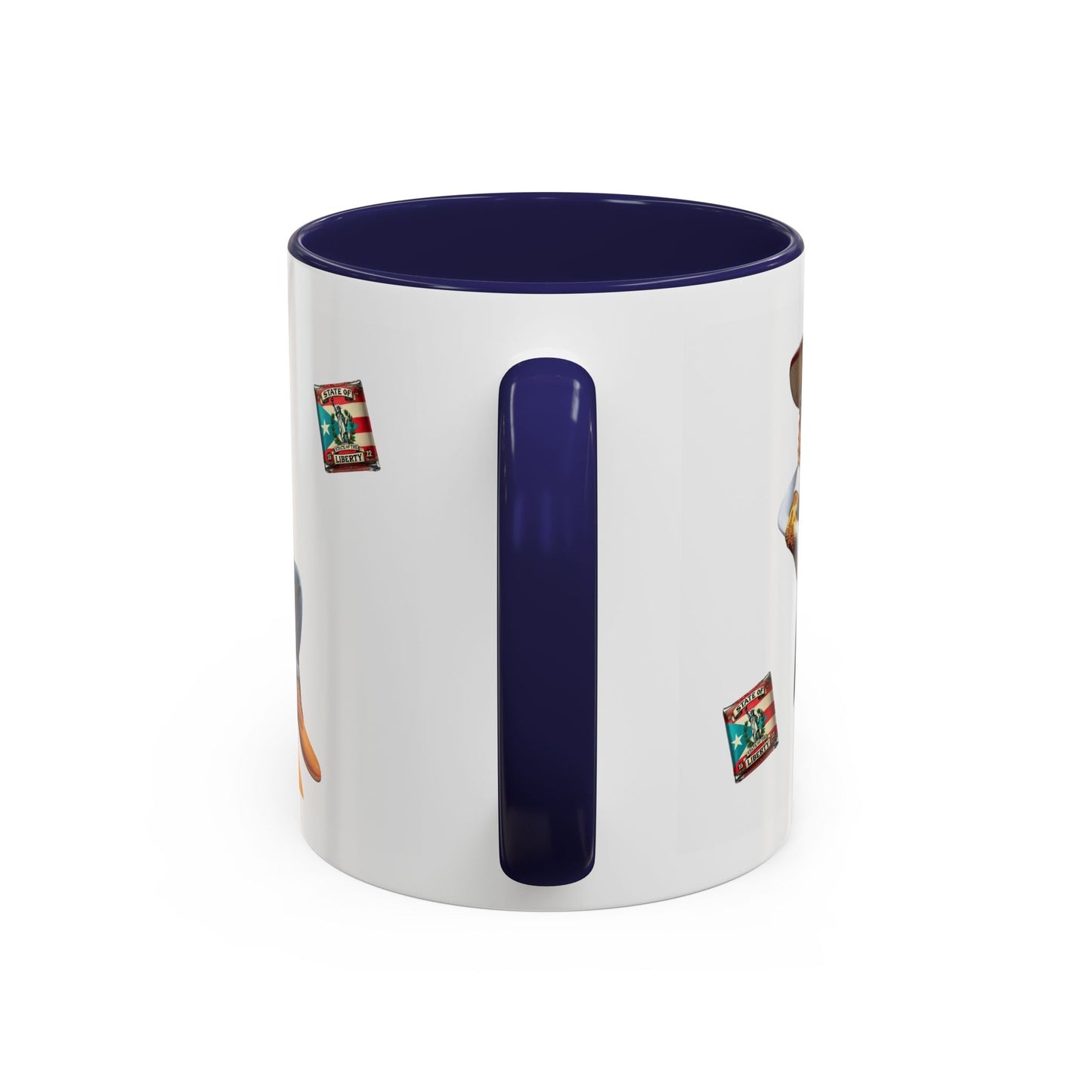 Puerto Rican Heritage Mugs with Unique Designs" Accent Coffee Mug (11, 15oz) - Metamorphosis Creations