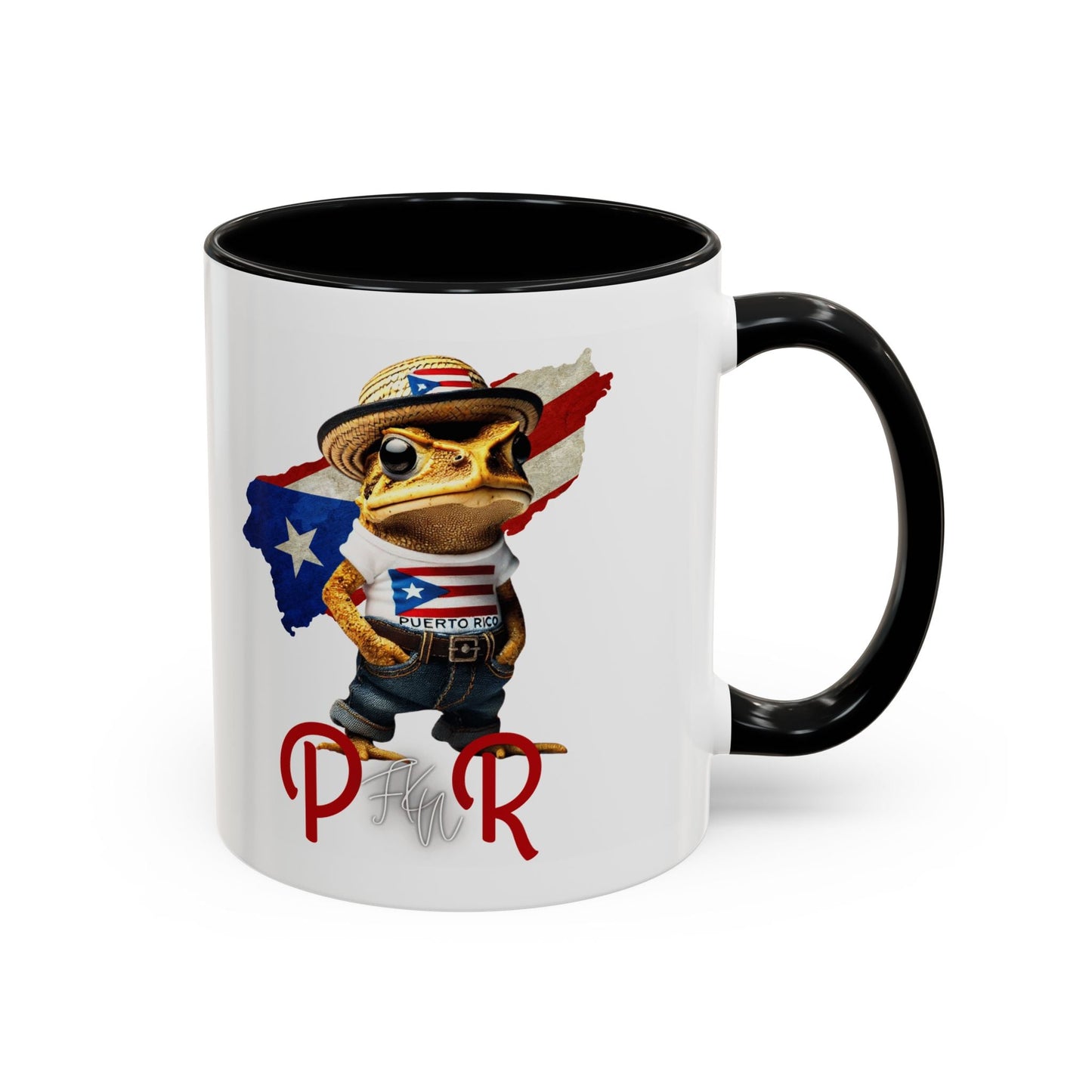 Puerto Rican Heritage Mugs with Unique Designs Accent Coffee Mug (11, 15oz) - Metamorphosis Creations