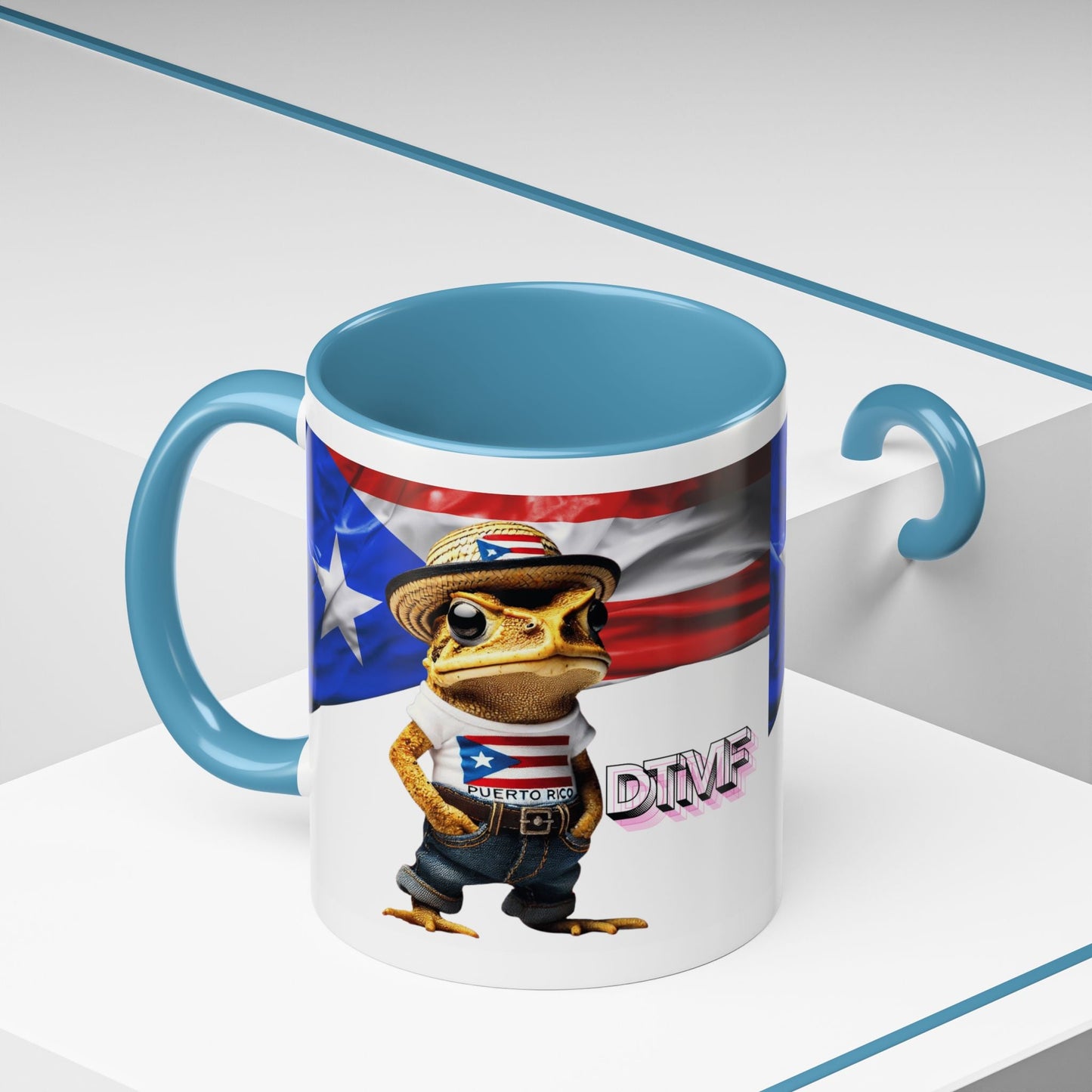 Puerto Rican Heritage Mugs with Unique Designs Accent Coffee Mug (11, 15oz) - Metamorphosis Creations
