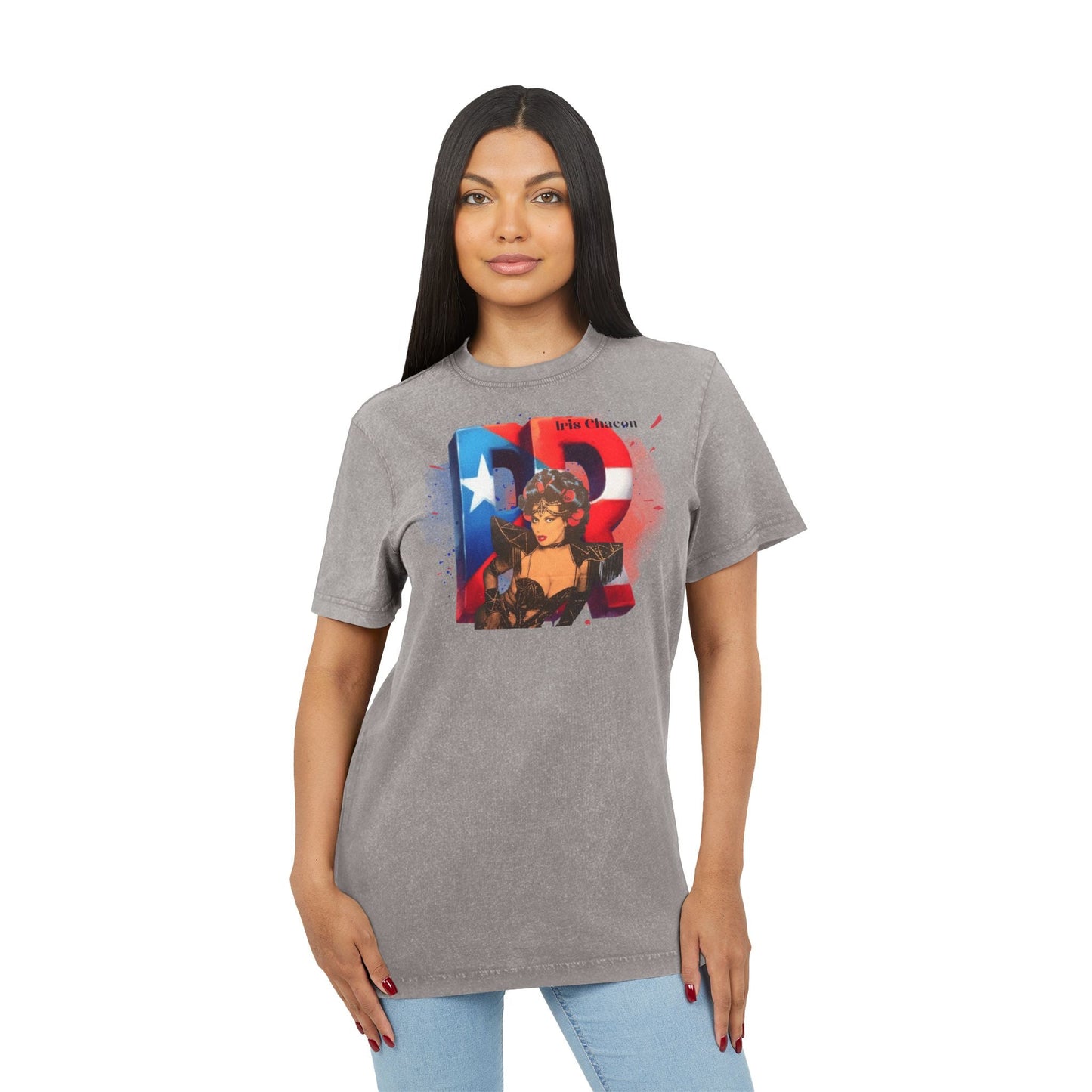 Puerto Rican Iris Chacon , Vintage Graphic Shirt, Casual Wear, Festival Apparel, Summer T-Shirt, Gift for Her - Metamorphosis Creations