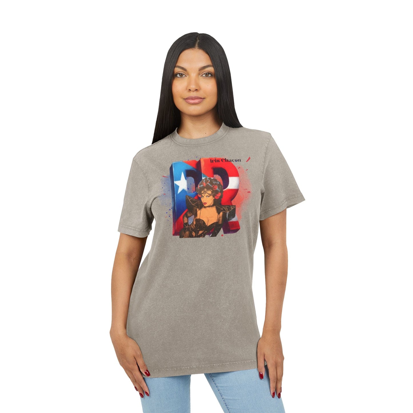 Puerto Rican Iris Chacon , Vintage Graphic Shirt, Casual Wear, Festival Apparel, Summer T-Shirt, Gift for Her - Metamorphosis Creations