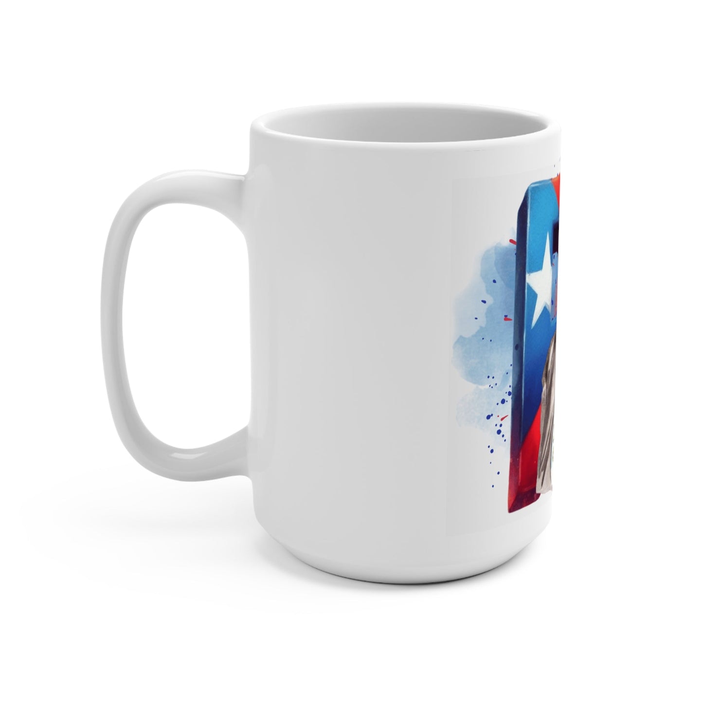 Puerto Rican Pride Mug, Daddy Yankee Inspired Coffee Cup, 15oz Mug, Perfect for Gifts, Cultural Celebration, Music Lover - Metamorphosis Creations