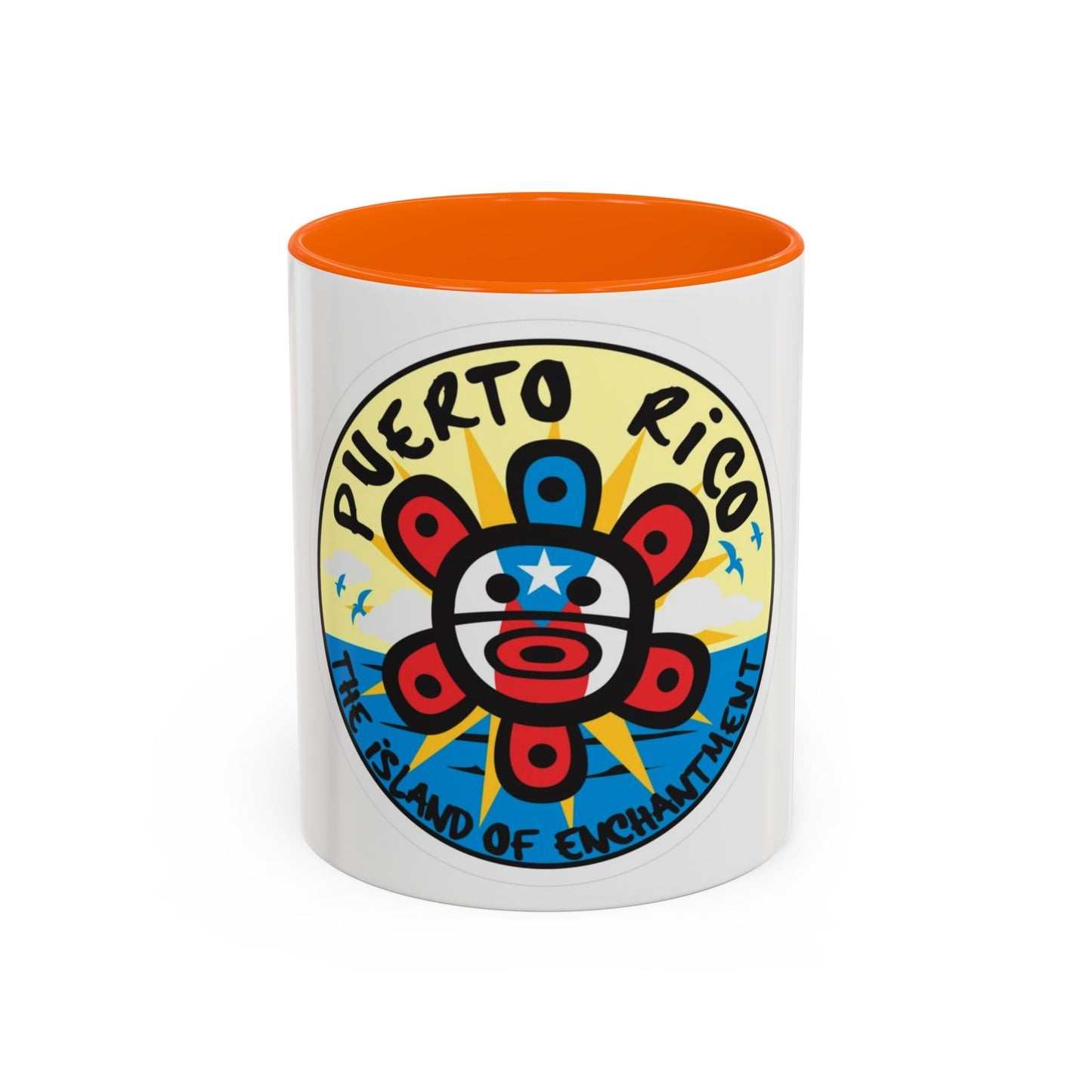 Puerto Rico Accent Coffee Mug - Island of Enchantment, Travel Souvenir, Gift for Coffee Lovers, Car Enthusiasts, Beach Decor - Metamorphosis Creations
