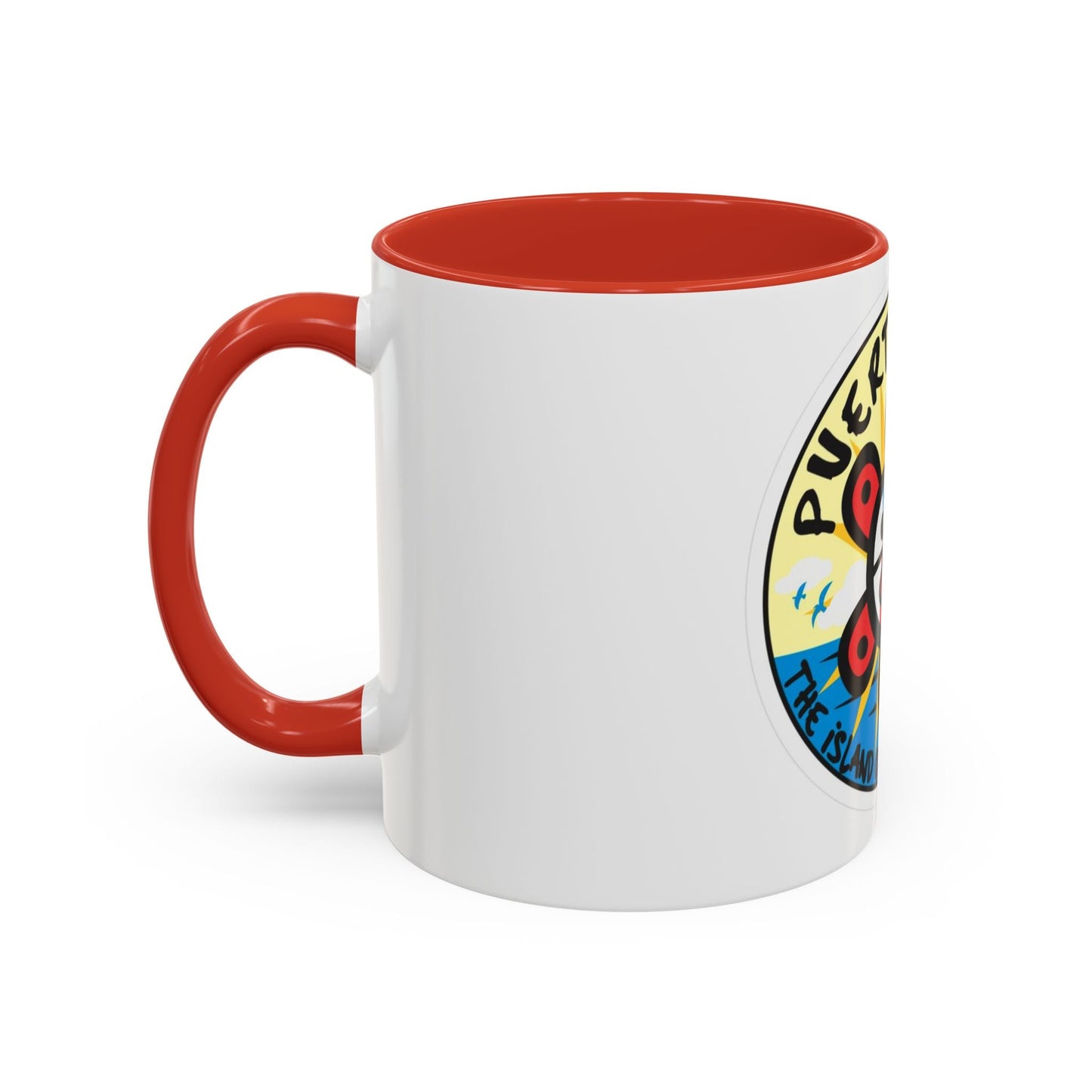 Puerto Rico Accent Coffee Mug - Island of Enchantment, Travel Souvenir, Gift for Coffee Lovers, Car Enthusiasts, Beach Decor - Metamorphosis Creations