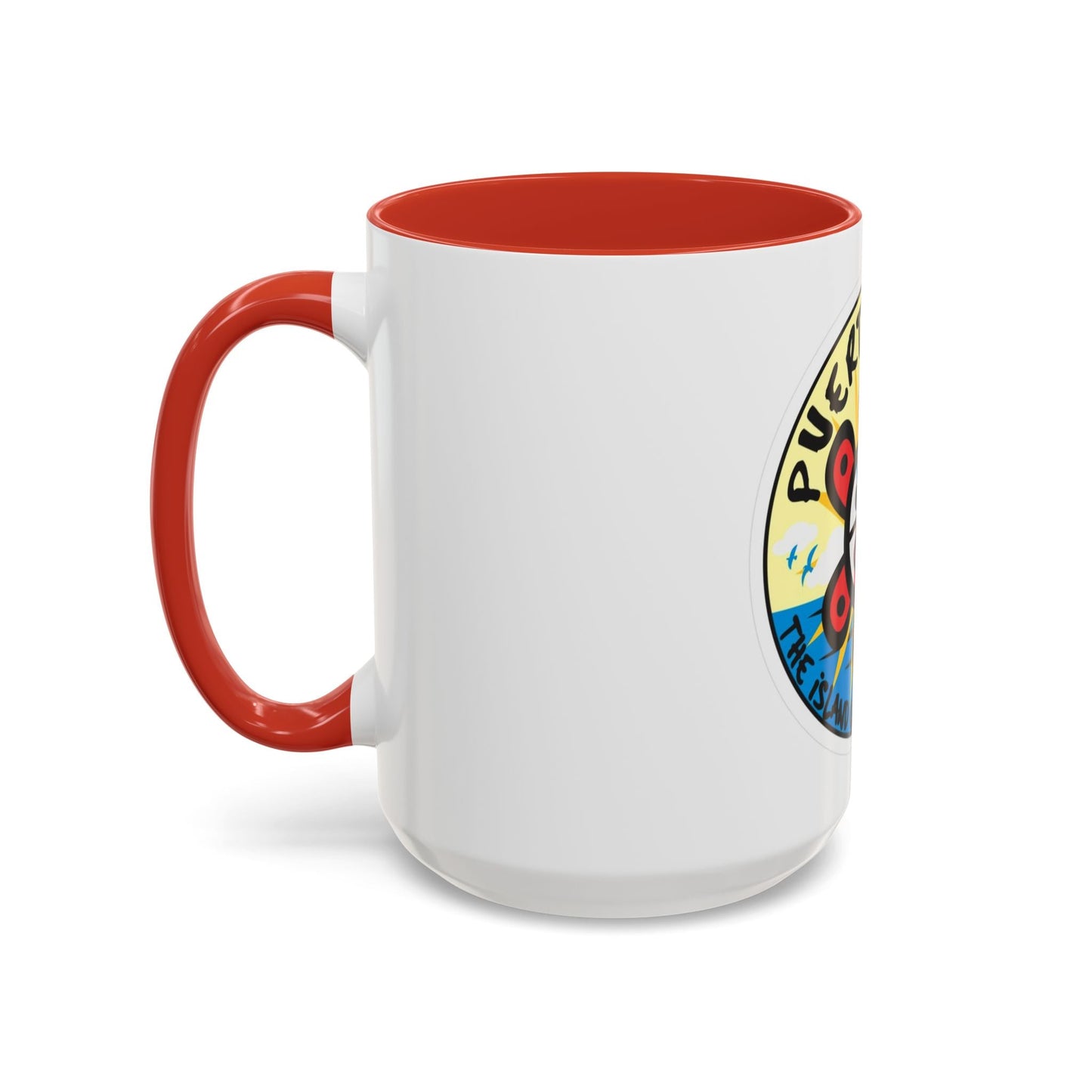 Puerto Rico Accent Coffee Mug - Island of Enchantment, Travel Souvenir, Gift for Coffee Lovers, Car Enthusiasts, Beach Decor - Metamorphosis Creations