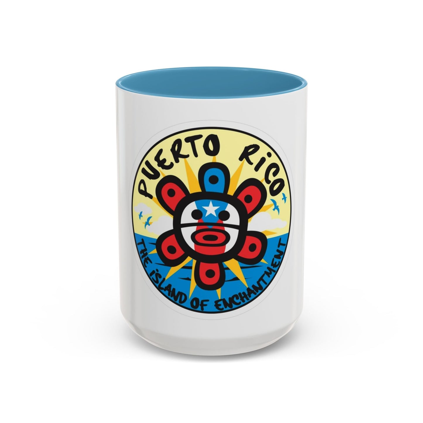 Puerto Rico Accent Coffee Mug - Island of Enchantment, Travel Souvenir, Gift for Coffee Lovers, Car Enthusiasts, Beach Decor - Metamorphosis Creations