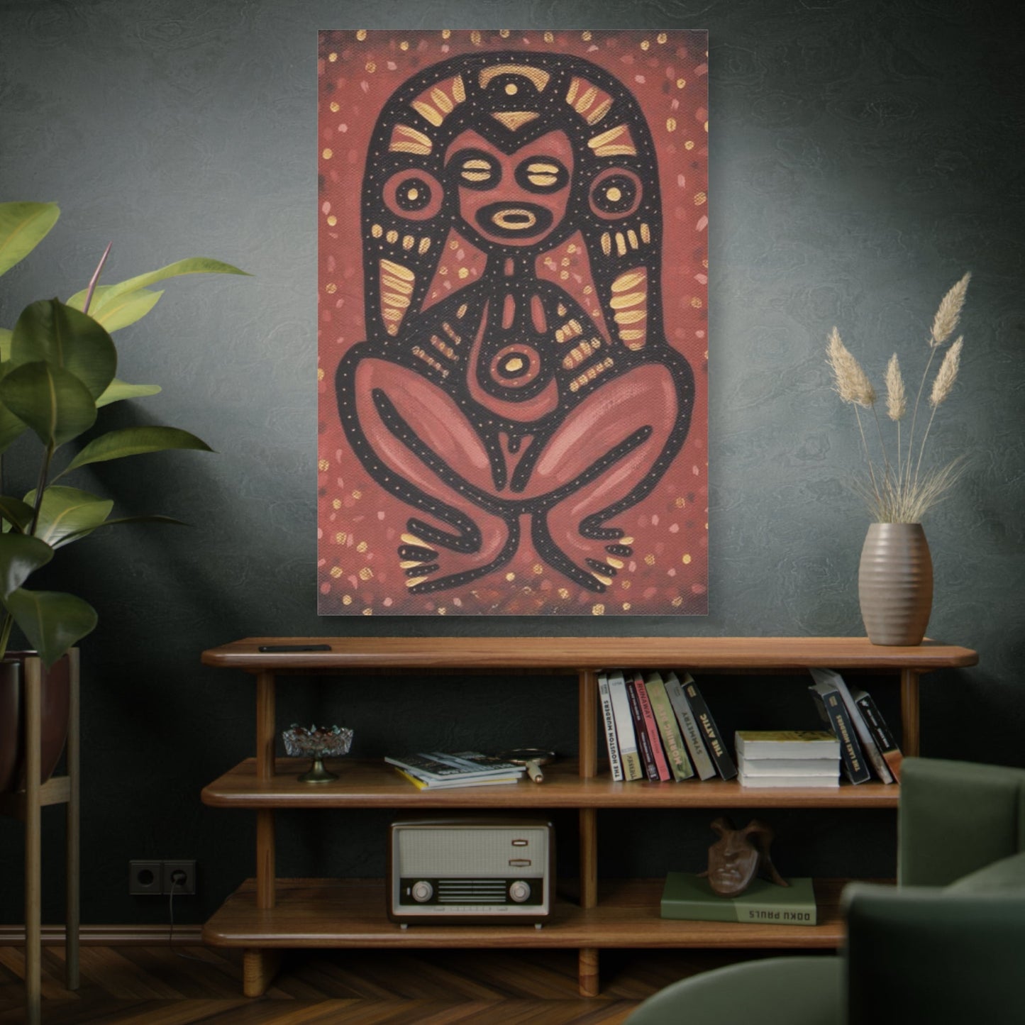 PUERTO RICO Culture Indians Inspired Print, Modern Tribal Artwork - Metamorphosis Creations