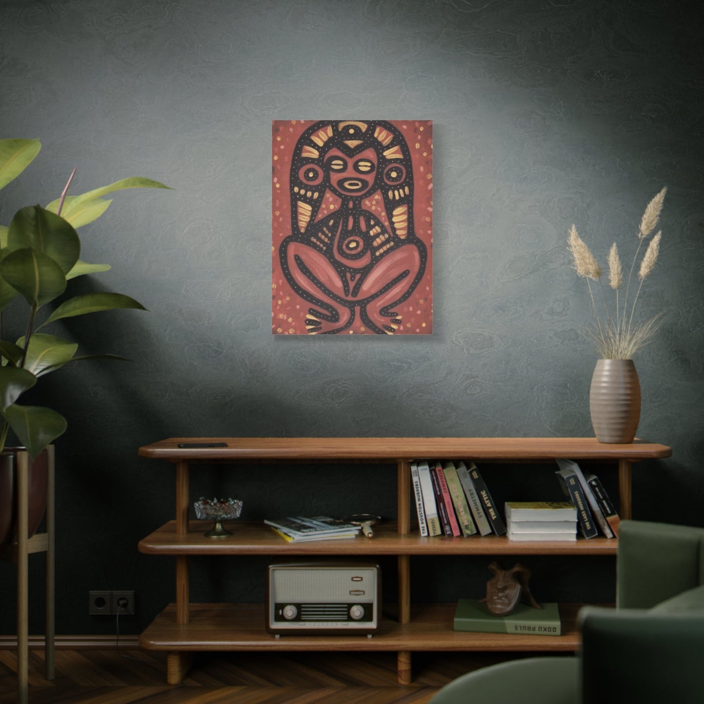 PUERTO RICO Culture Indians Inspired Print, Modern Tribal Artwork - Metamorphosis Creations