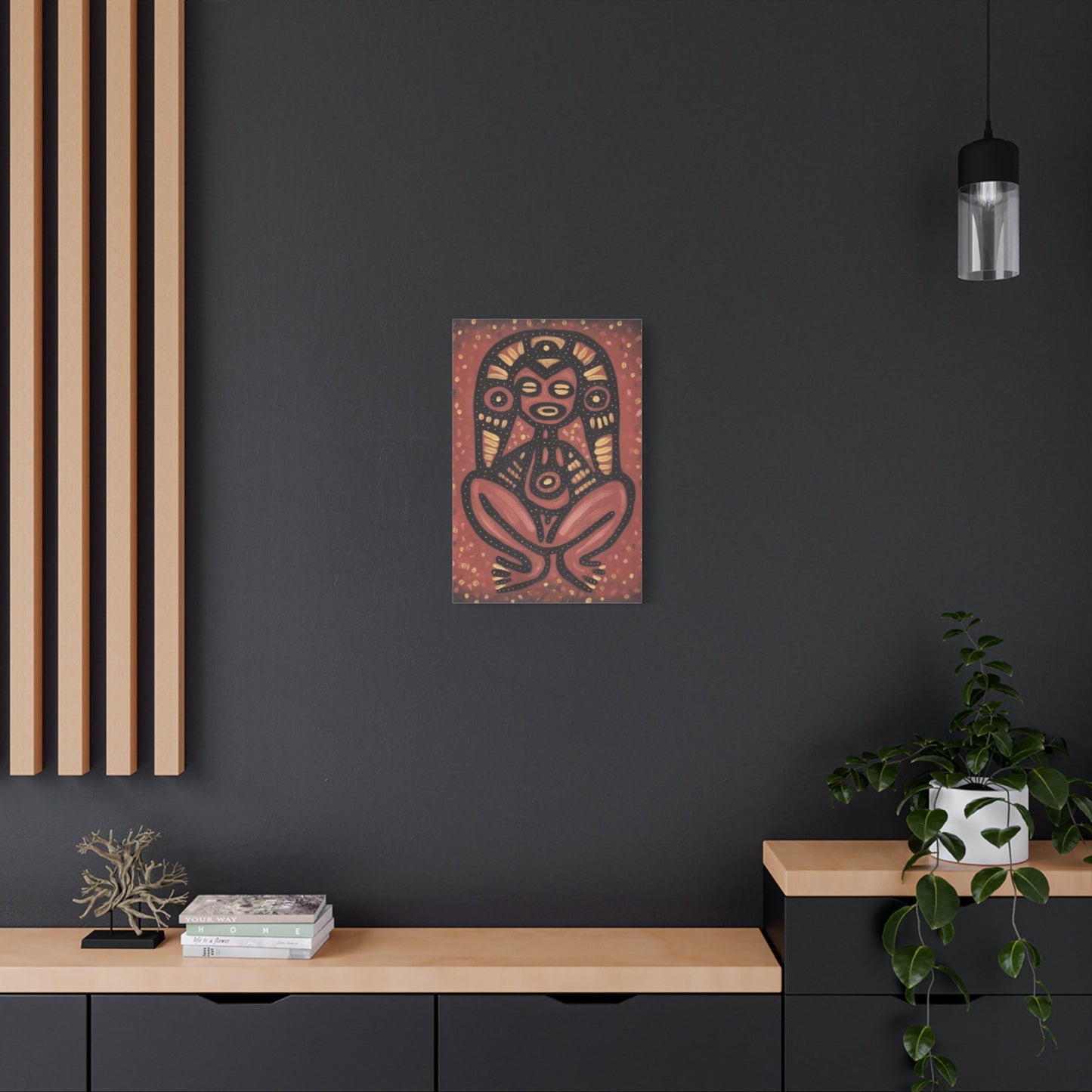 PUERTO RICO Culture Indians Inspired Print, Modern Tribal Artwork - Metamorphosis Creations