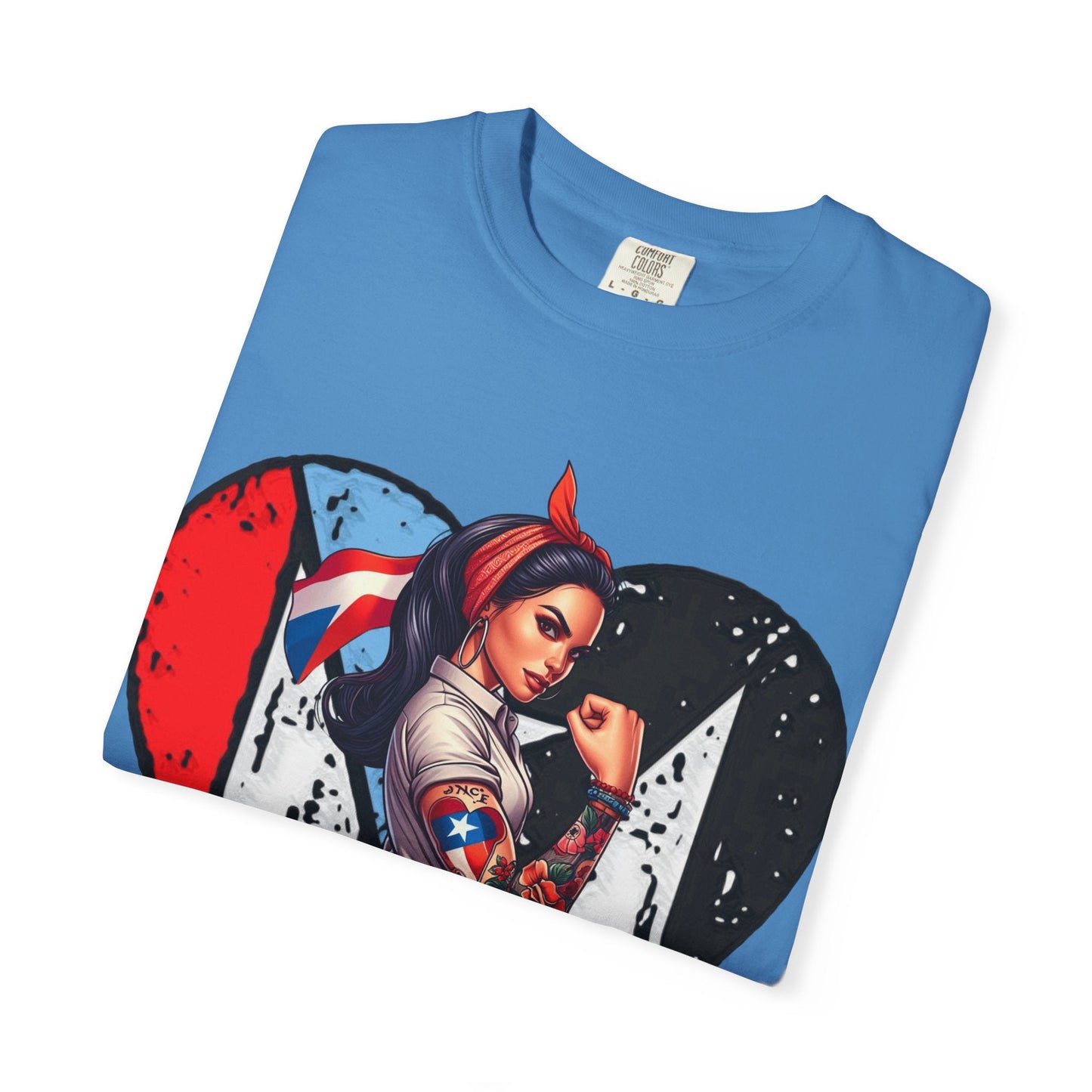 Puerto Rico Mi Amor Journal of Heritage & Heart Unisex Garment - Dyed T-shirt - Metamorphosis Creations