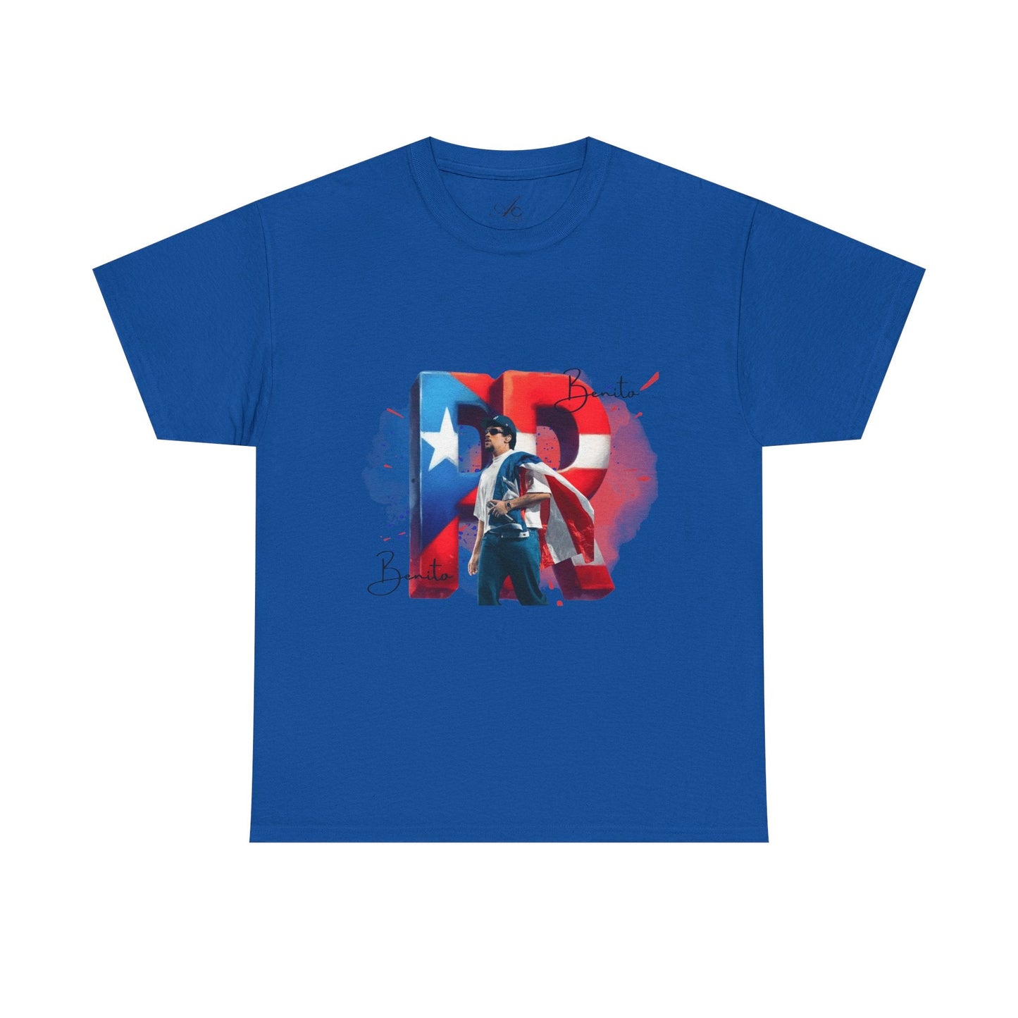 Puerto Rico Pride Collection Benito Pride Unisex Heavy Cotton Tee, Casual Wear, Gift Idea, Independence Day, Festival Outfit, Everyday Comfort - Metamorphosis Creations