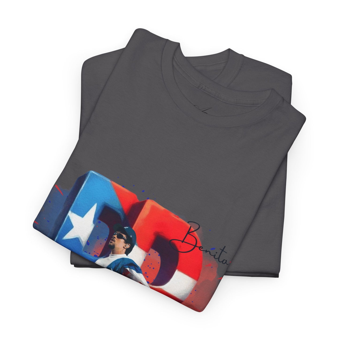 Puerto Rico Pride Collection Benito Pride Unisex Heavy Cotton Tee, Casual Wear, Gift Idea, Independence Day, Festival Outfit, Everyday Comfort - Metamorphosis Creations