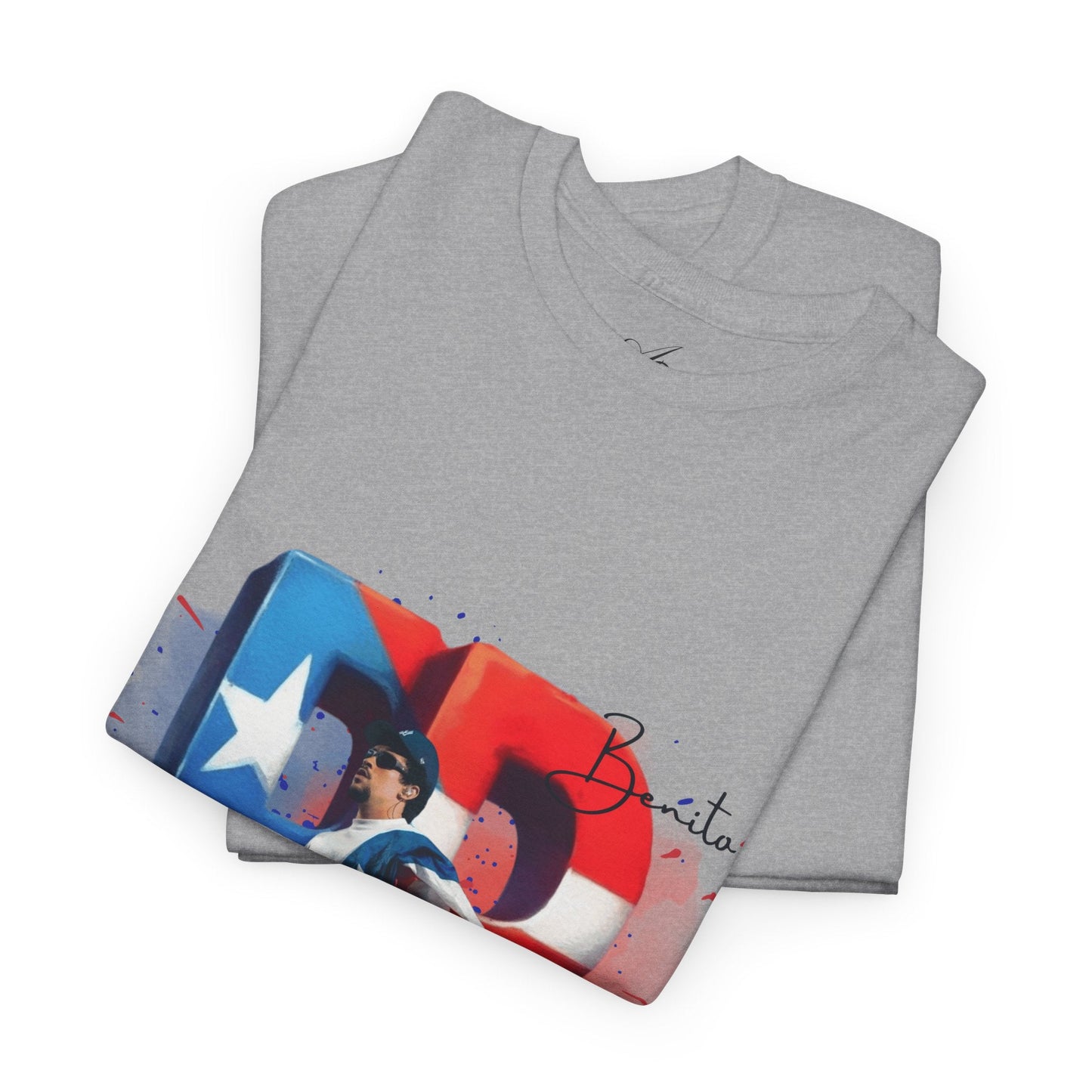Puerto Rico Pride Collection Benito Pride Unisex Heavy Cotton Tee, Casual Wear, Gift Idea, Independence Day, Festival Outfit, Everyday Comfort - Metamorphosis Creations