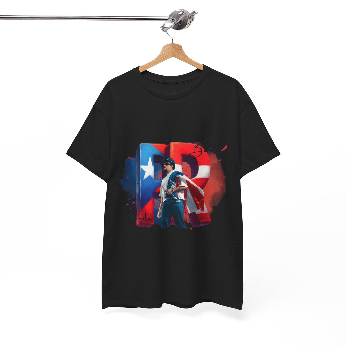 Puerto Rico Pride Collection Benito Pride Unisex Heavy Cotton Tee, Casual Wear, Gift Idea, Independence Day, Festival Outfit, Everyday Comfort - Metamorphosis Creations