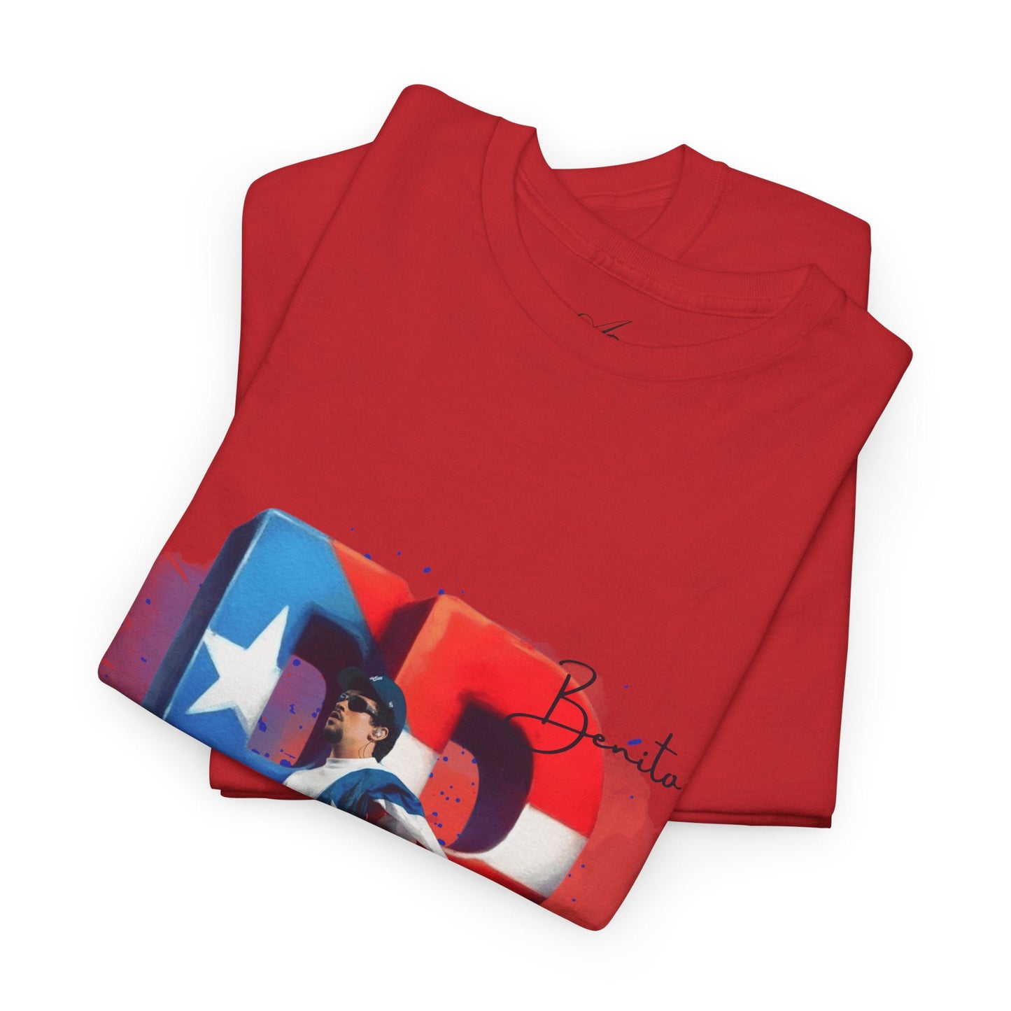 Puerto Rico Pride Collection Benito Pride Unisex Heavy Cotton Tee, Casual Wear, Gift Idea, Independence Day, Festival Outfit, Everyday Comfort - Metamorphosis Creations