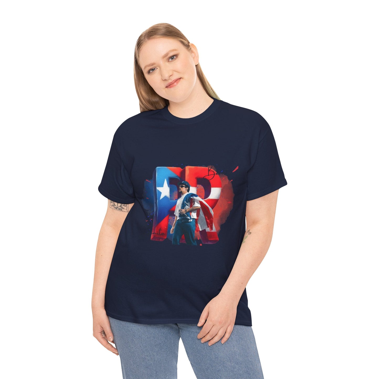 Puerto Rico Pride Collection Benito Pride Unisex Heavy Cotton Tee, Casual Wear, Gift Idea, Independence Day, Festival Outfit, Everyday Comfort - Metamorphosis Creations