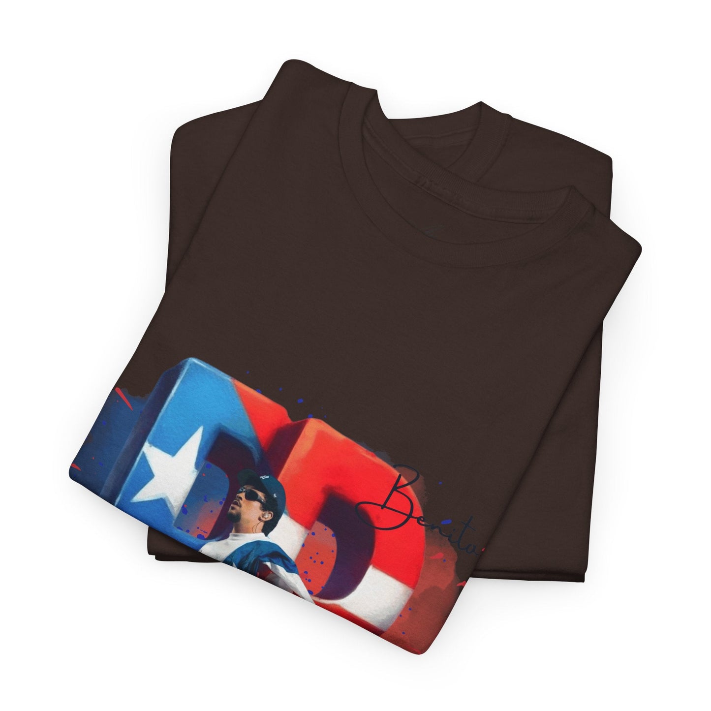 Puerto Rico Pride Collection Benito Pride Unisex Heavy Cotton Tee, Casual Wear, Gift Idea, Independence Day, Festival Outfit, Everyday Comfort - Metamorphosis Creations