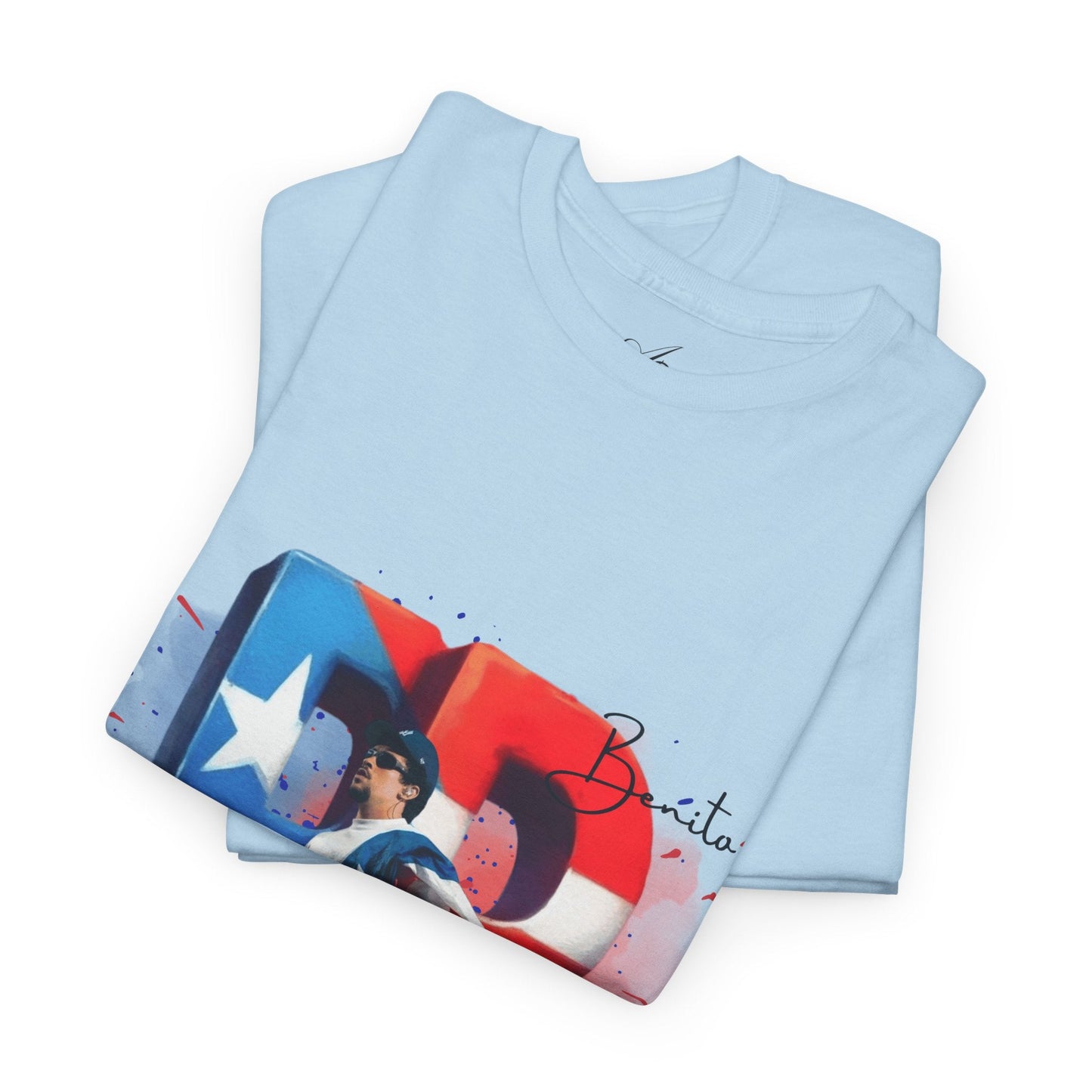 Puerto Rico Pride Collection Benito Pride Unisex Heavy Cotton Tee, Casual Wear, Gift Idea, Independence Day, Festival Outfit, Everyday Comfort - Metamorphosis Creations