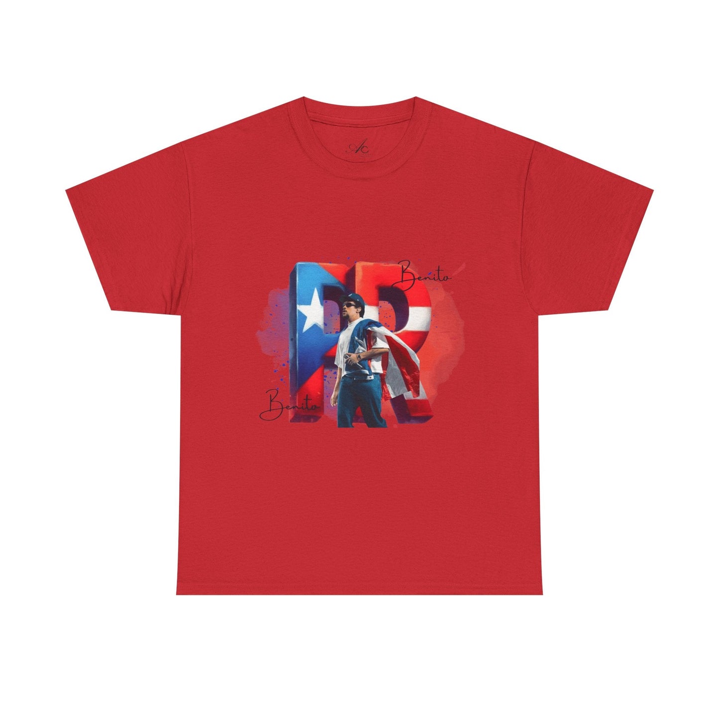 Puerto Rico Pride Collection Benito Pride Unisex Heavy Cotton Tee, Casual Wear, Gift Idea, Independence Day, Festival Outfit, Everyday Comfort - Metamorphosis Creations