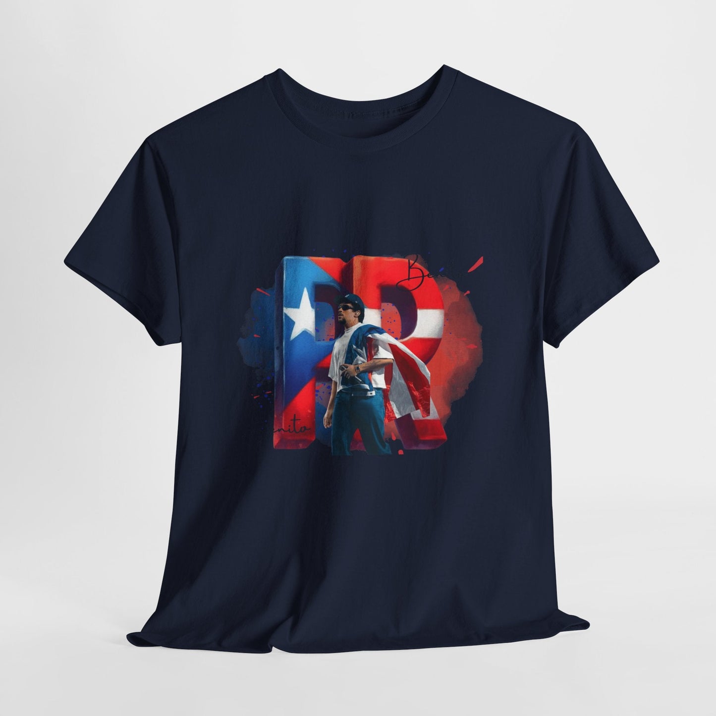 Puerto Rico Pride Collection Benito Pride Unisex Heavy Cotton Tee, Casual Wear, Gift Idea, Independence Day, Festival Outfit, Everyday Comfort - Metamorphosis Creations