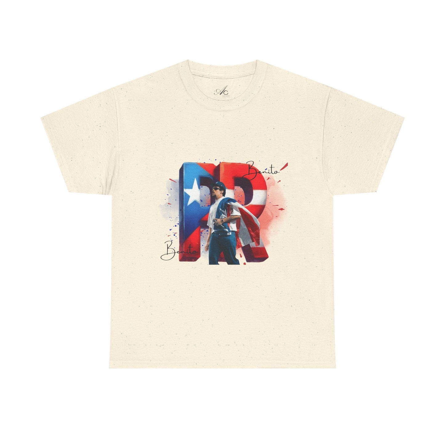 Puerto Rico Pride Collection Benito Pride Unisex Heavy Cotton Tee, Casual Wear, Gift Idea, Independence Day, Festival Outfit, Everyday Comfort - Metamorphosis Creations