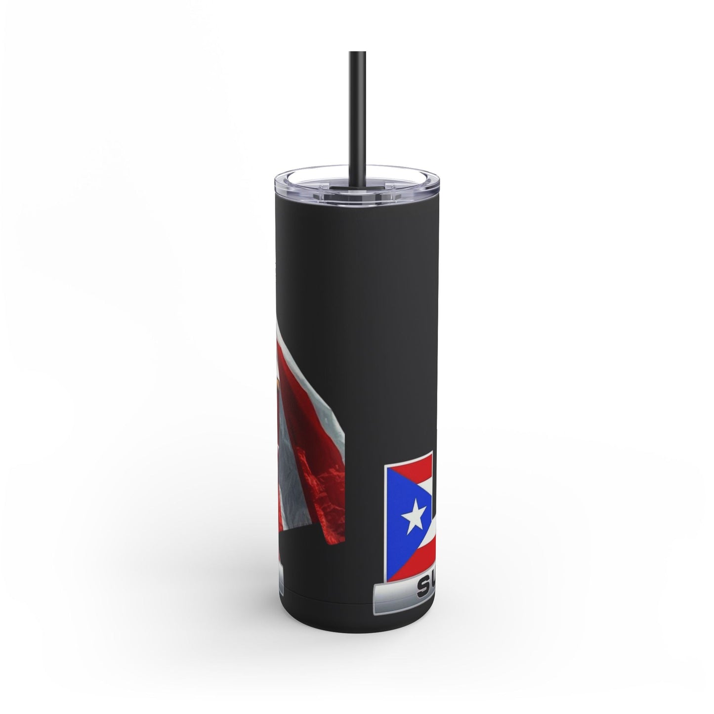 Puerto Rico Super Bowl - Themed Matte Tumbler, Sports Fan Mug, Gift for Football Lovers, Game Day Drinkware, Custom Tumbler - Metamorphosis Creations