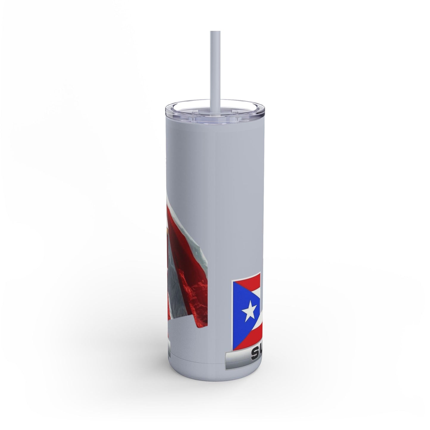 Puerto Rico Super Bowl - Themed Matte Tumbler, Sports Fan Mug, Gift for Football Lovers, Game Day Drinkware, Custom Tumbler - Metamorphosis Creations