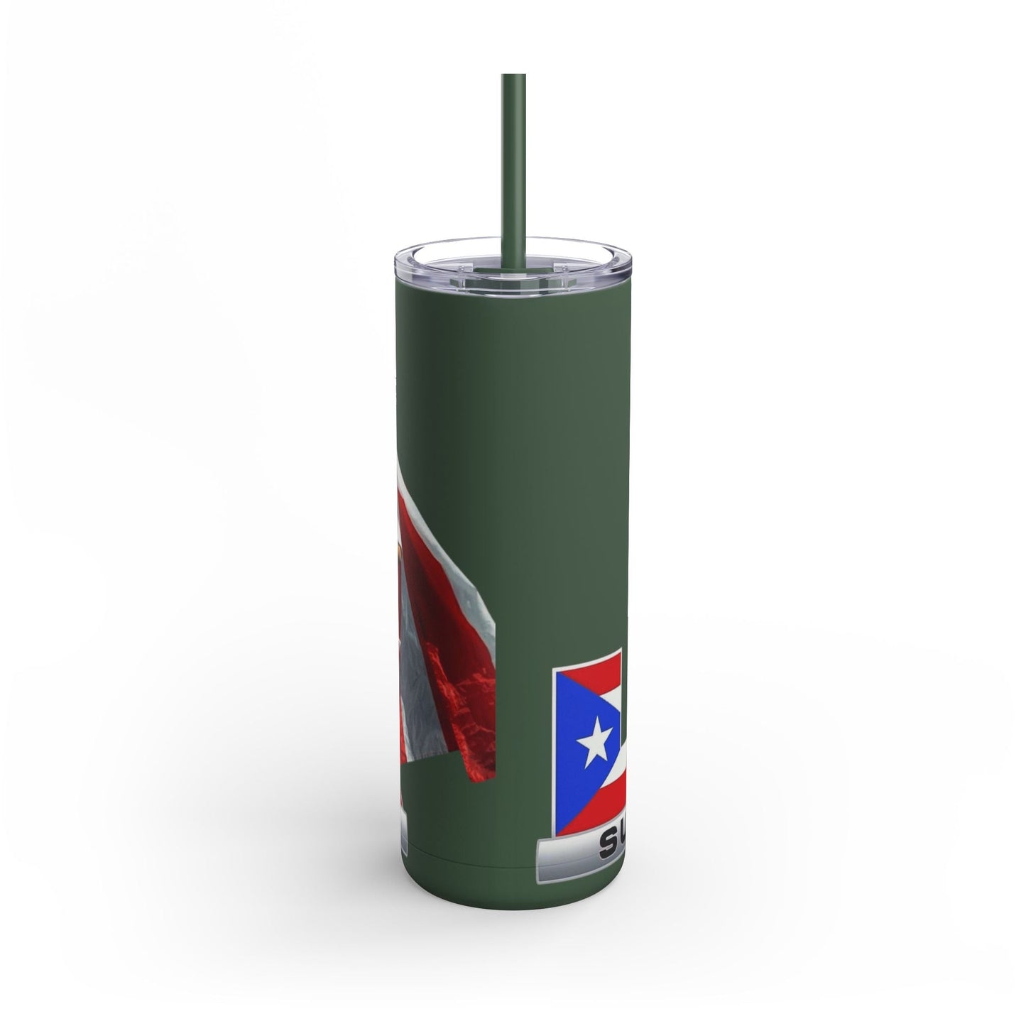Puerto Rico Super Bowl - Themed Matte Tumbler, Sports Fan Mug, Gift for Football Lovers, Game Day Drinkware, Custom Tumbler - Metamorphosis Creations