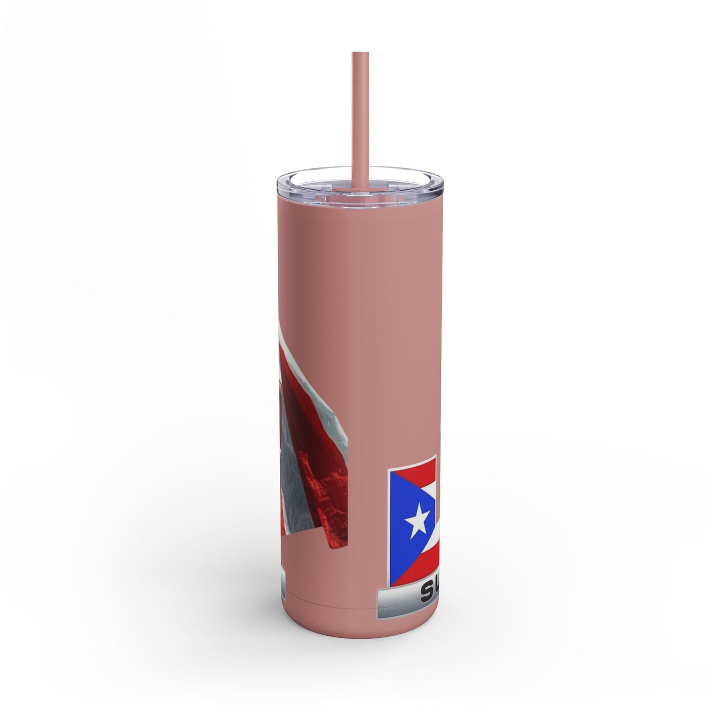 Puerto Rico Super Bowl - Themed Matte Tumbler, Sports Fan Mug, Gift for Football Lovers, Game Day Drinkware, Custom Tumbler - Metamorphosis Creations
