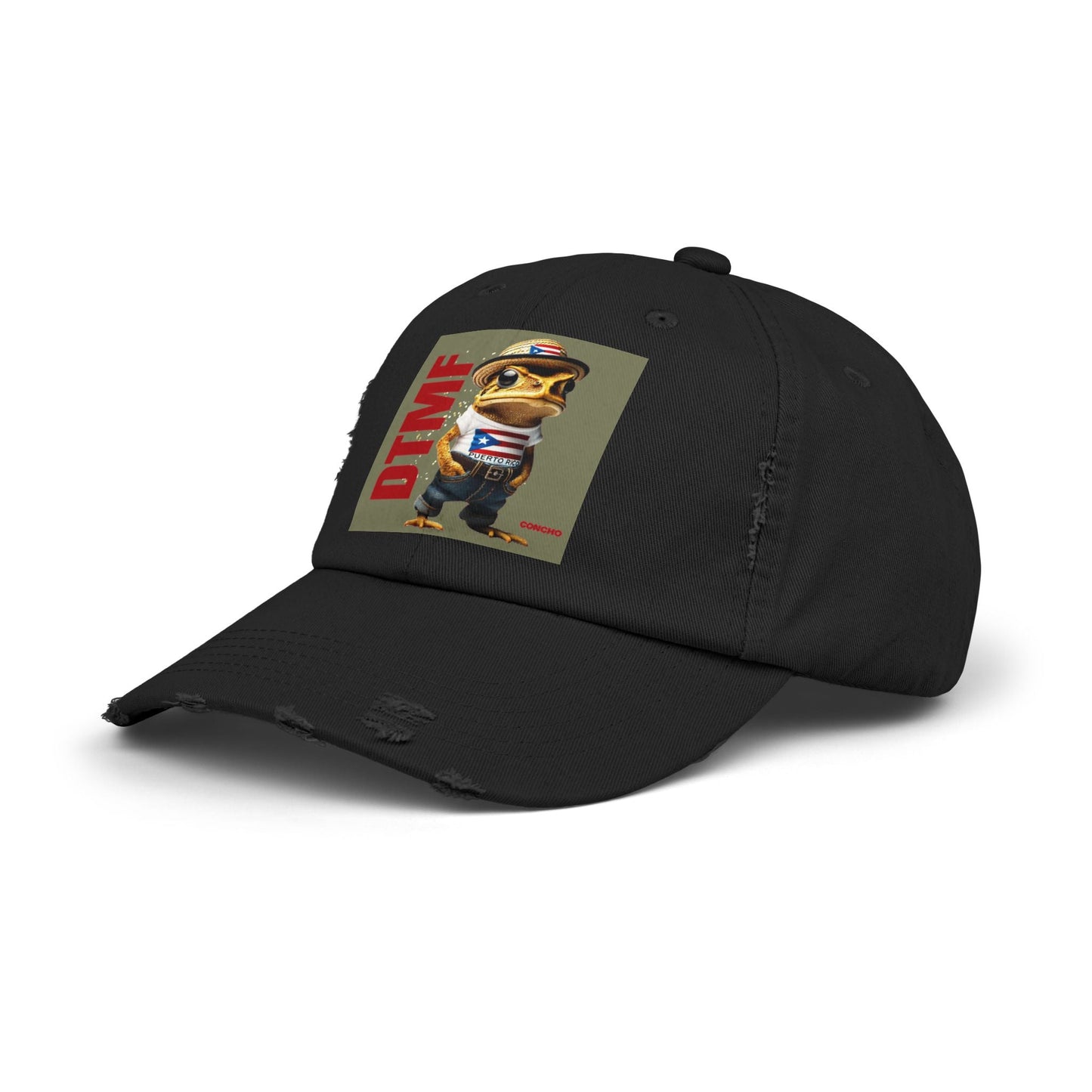 Puerto Rico Swag Island Wear Boricua Hats Unisex Distressed Cap - Metamorphosis Creations