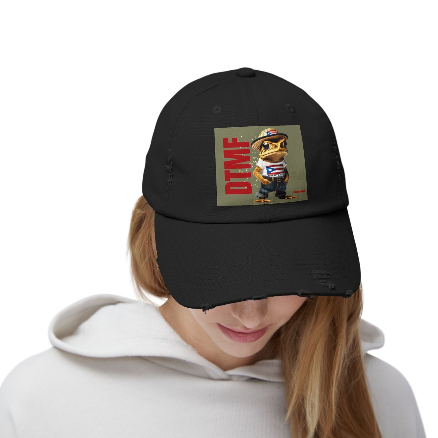 Puerto Rico Swag Island Wear Boricua Hats Unisex Distressed Cap - Metamorphosis Creations
