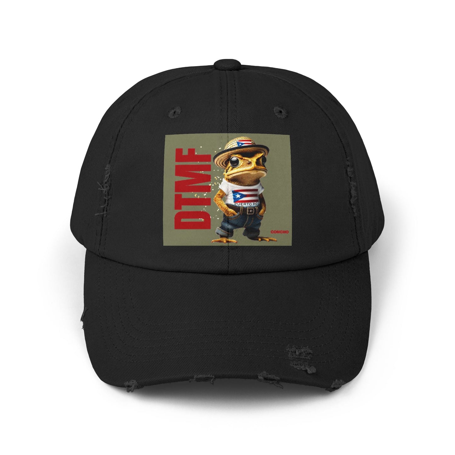 Puerto Rico Swag Island Wear Boricua Hats Unisex Distressed Cap - Metamorphosis Creations