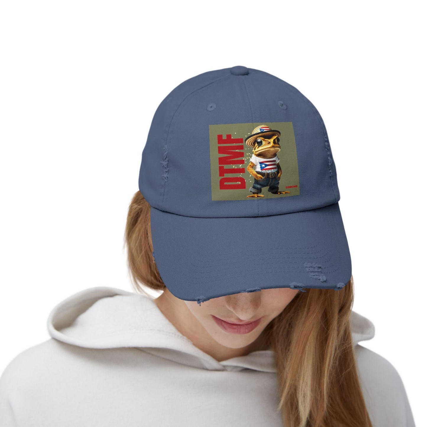 Puerto Rico Swag Island Wear Boricua Hats Unisex Distressed Cap - Metamorphosis Creations