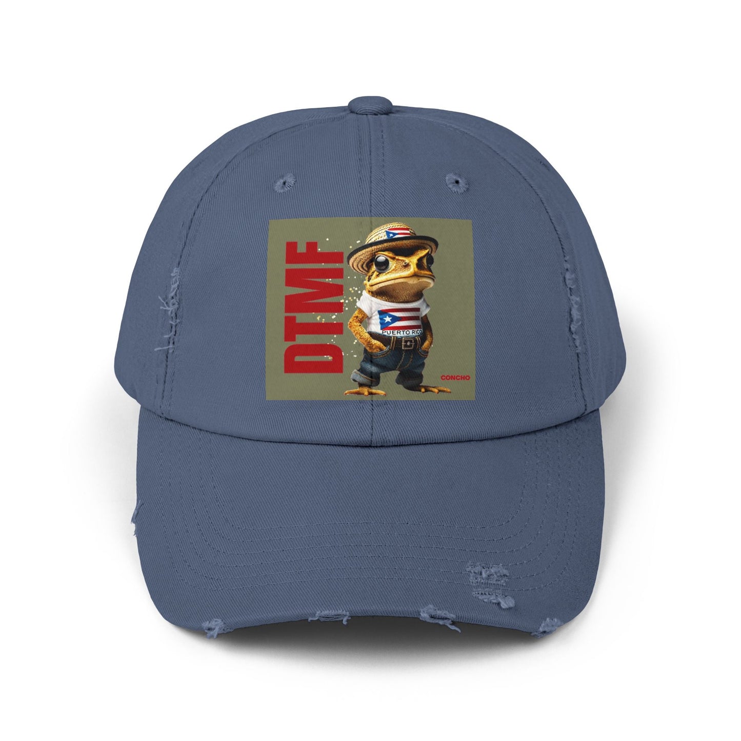 Puerto Rico Swag Island Wear Boricua Hats Unisex Distressed Cap - Metamorphosis Creations