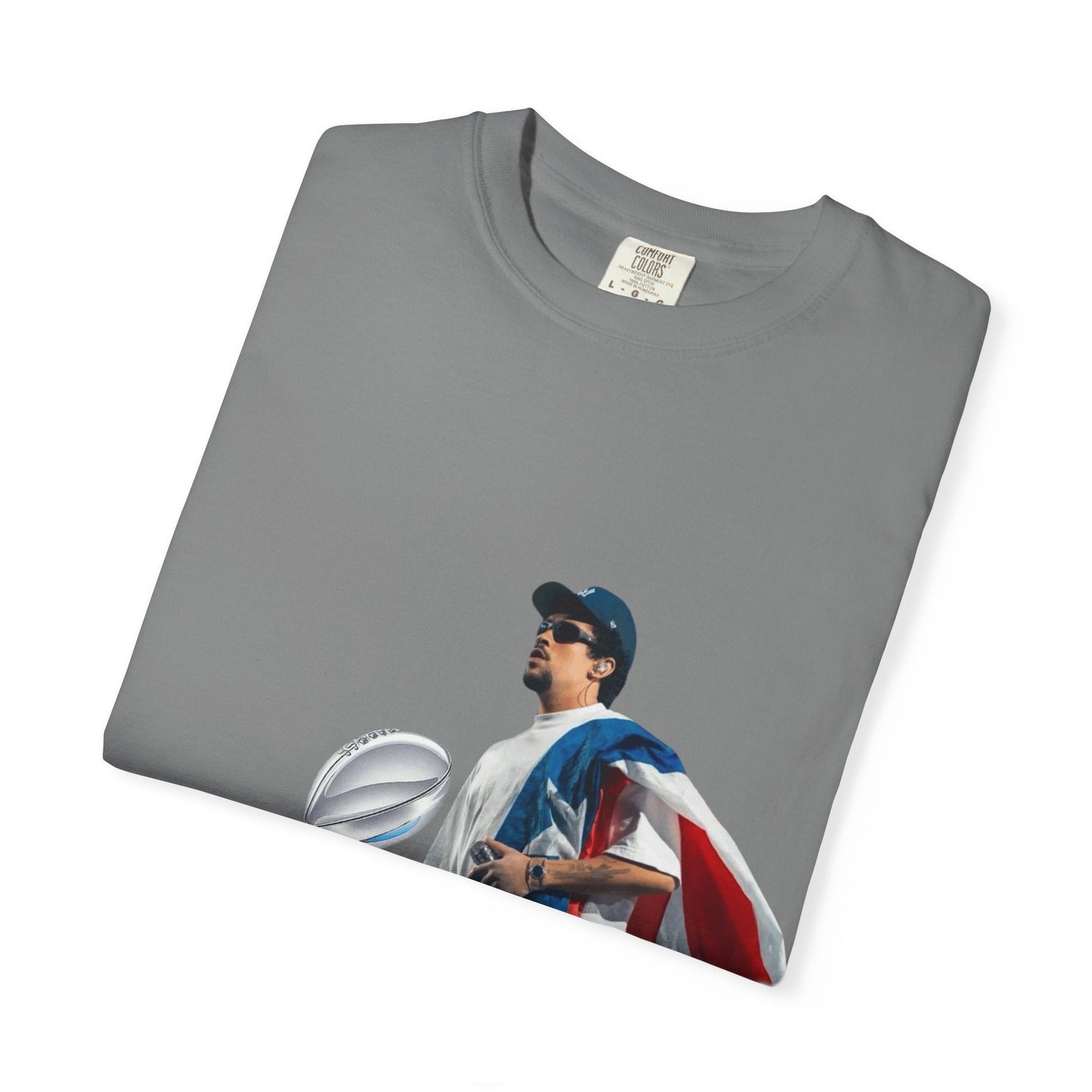 Puerto Rico Unisex Garment - Dyed T-Shirt, Football Fan Tee, Game Day Apparel, Sports Merchandise, Gifts for Men and Women - Metamorphosis Creations