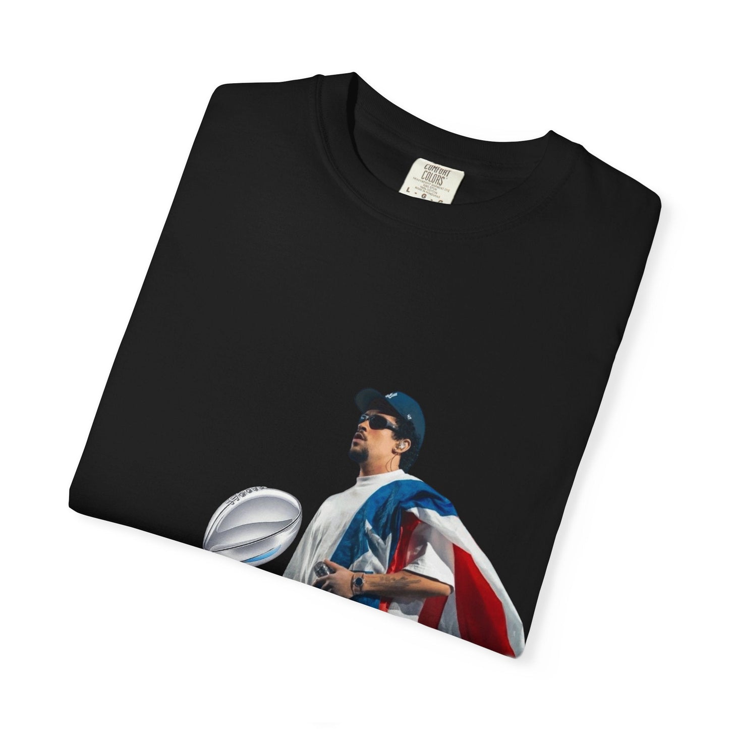Puerto Rico Unisex Garment - Dyed T-Shirt, Football Fan Tee, Game Day Apparel, Sports Merchandise, Gifts for Men and Women - Metamorphosis Creations