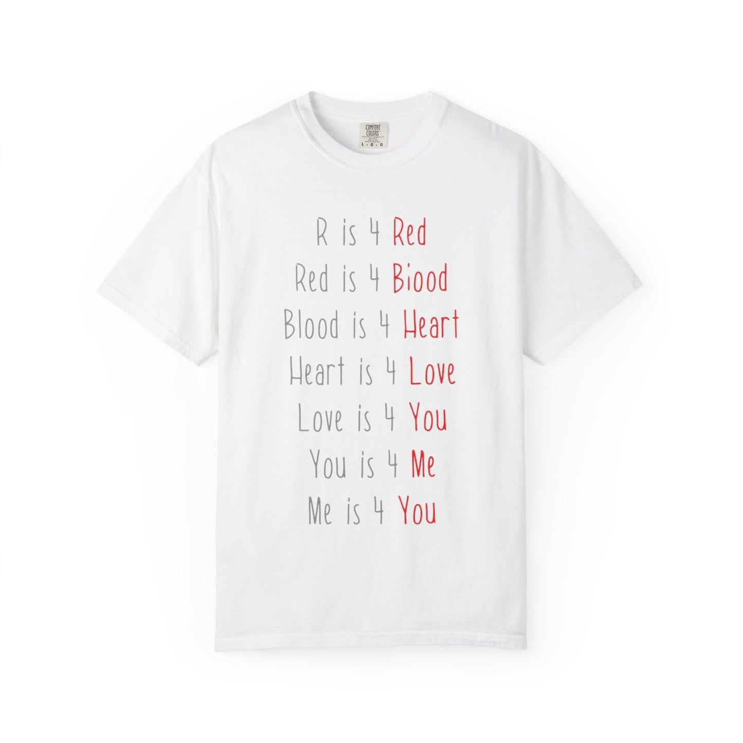 Radiate Positivity Heartfelt Unisex T-Shirt | Love & Connection Design | Gift for Loved Ones, Casual Wear, Valentine's Day, Anniversary, Family Bonding - Metamorphosis Creations